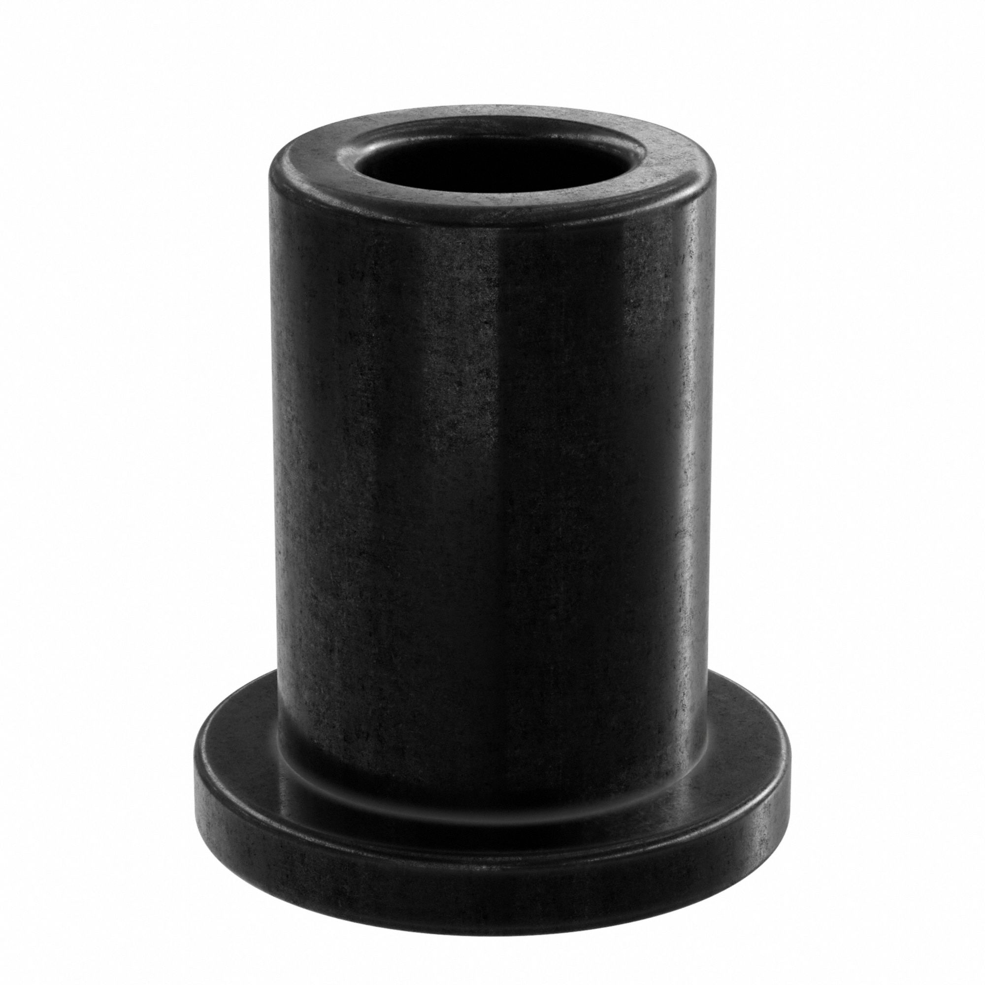 Flanged Sleeve Bearing: Vespel SP-21, 3/16 in Bore, 5/16 in OD, 1/2 in Overall Lg, Black