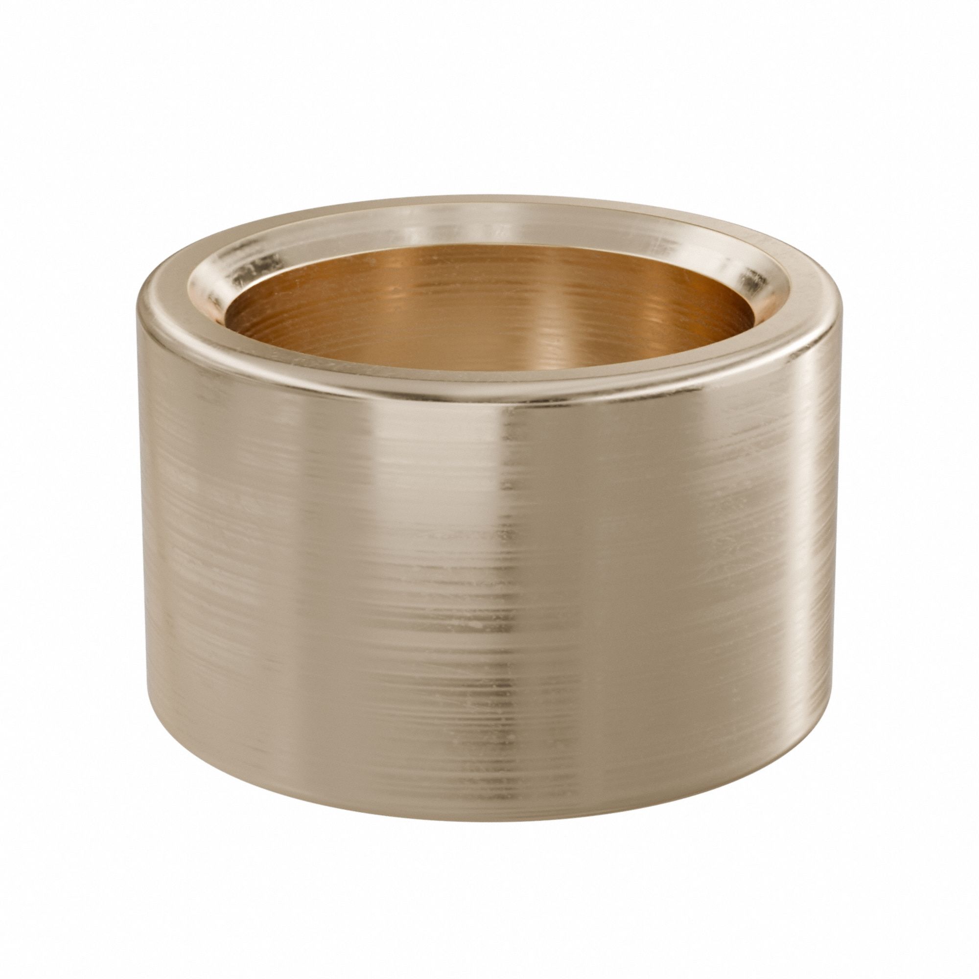 Sleeve Bearing: Bronze, SAE 841, 3/4 in Bore, 1 in OD, 5/8 in Lg, 50, 000 lb/sq in-fpm Max PV, 10 PK