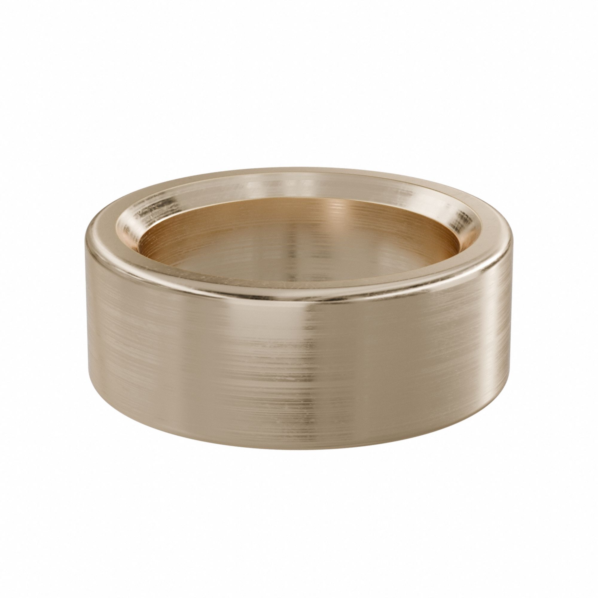 Sleeve Bearing: Bronze, SAE 841, 3/4 in Bore, 1 in OD, 3/8 in Lg, 50, 000 lb/sq in-fpm Max PV, 10 PK