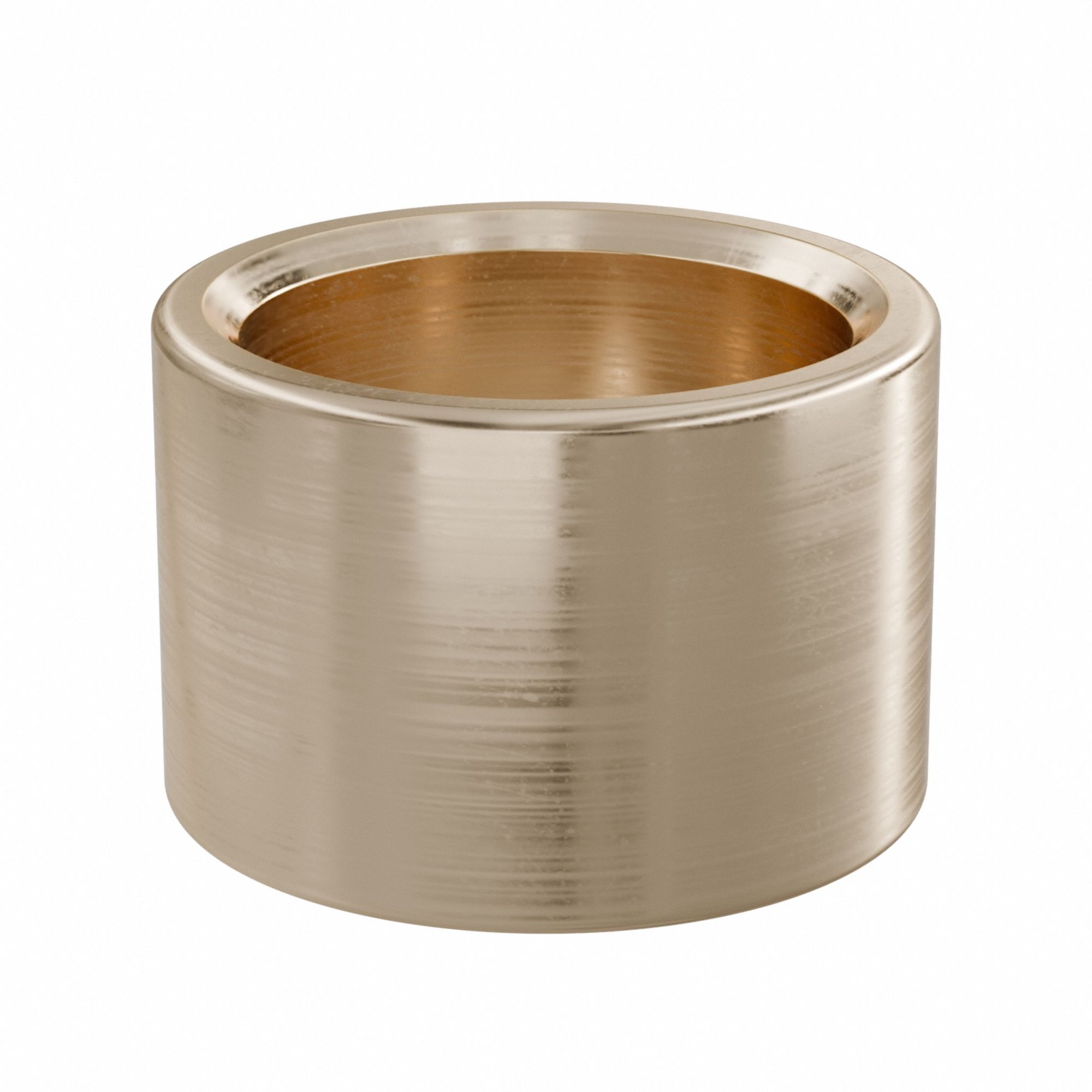 Sleeve Bearing: Bronze, SAE 841, 7/8 in Bore, 1 1/8 in OD, 3/4 in Lg, -35°F to 300°F, 10 PK