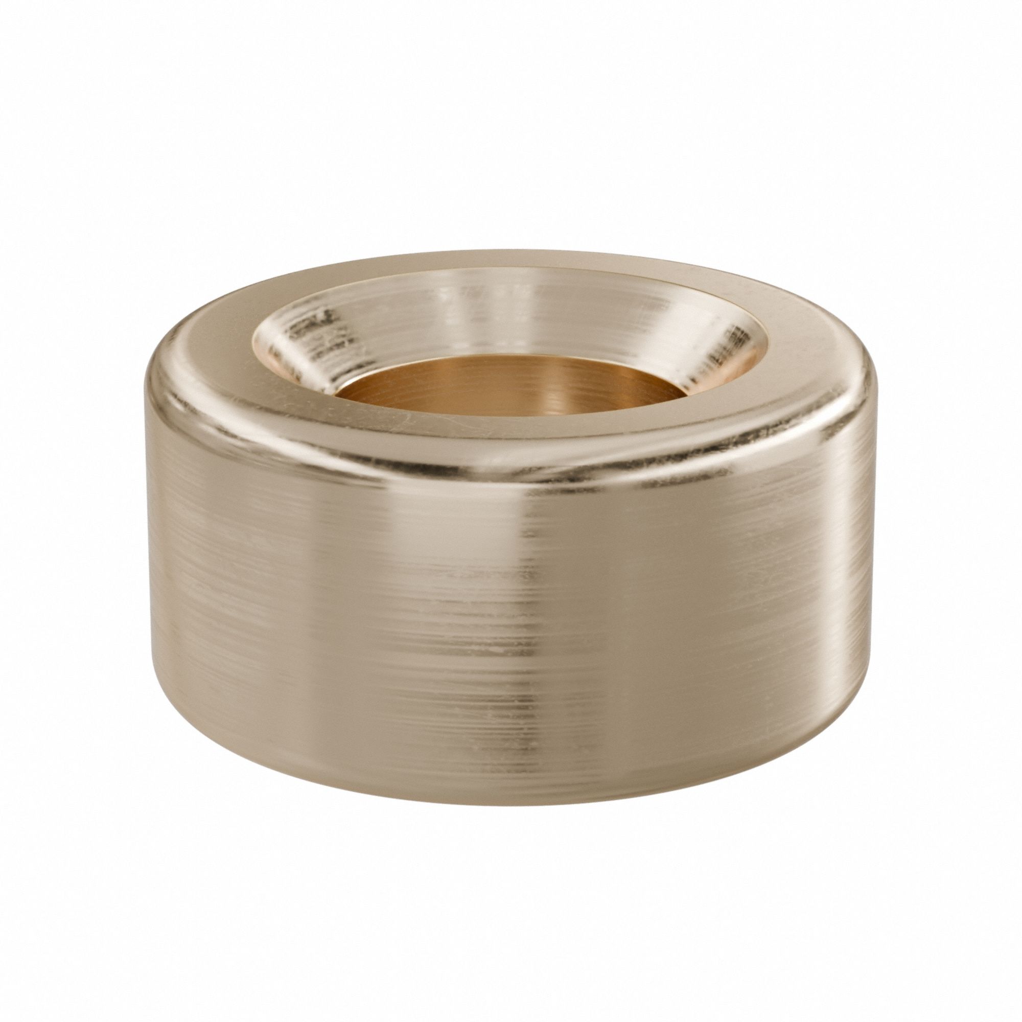 Sleeve Bearing: Bronze, SAE 841, 1/8 in Bore, 1/4 in OD, 1/8 in Lg, -35°F to 300°F, 10 PK