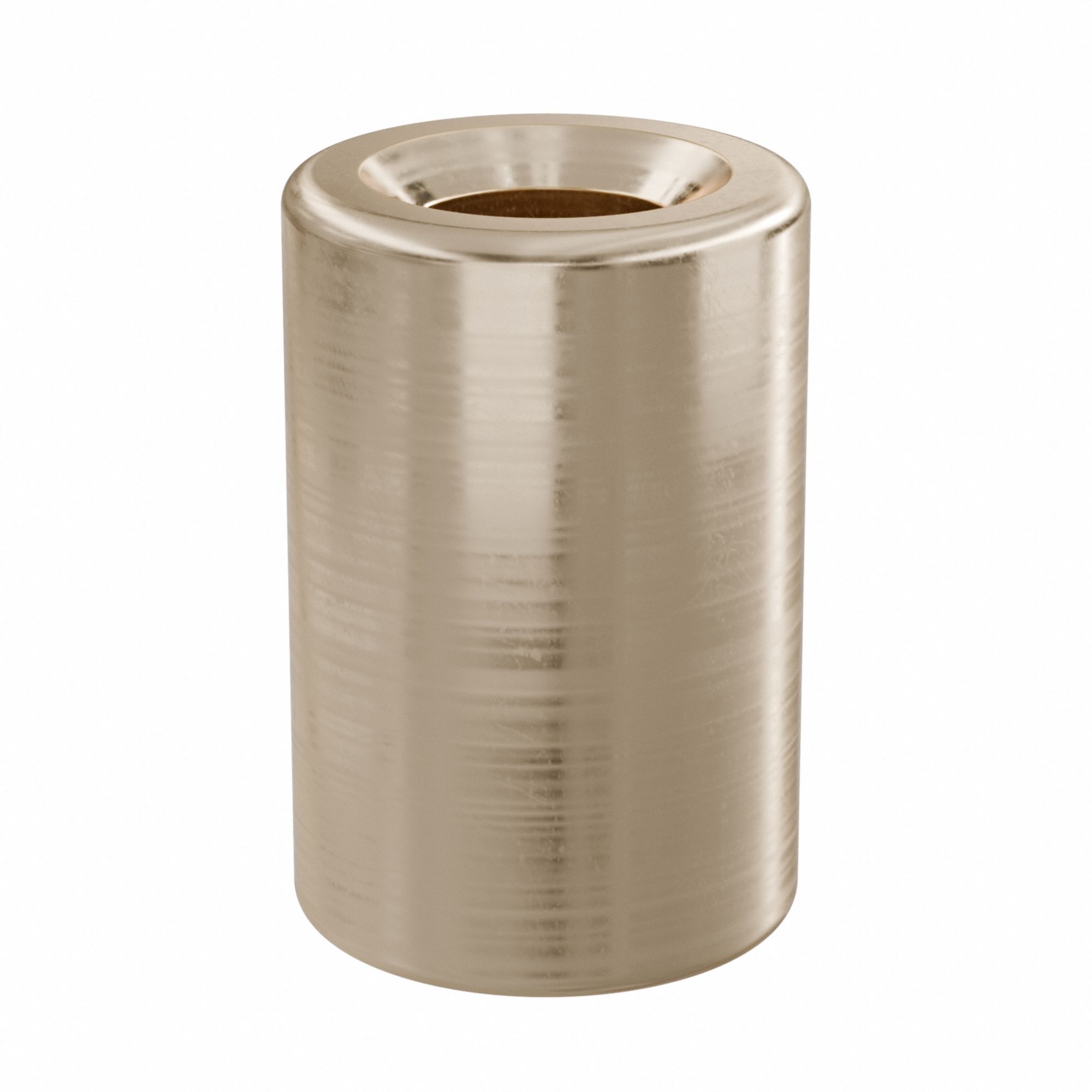 Sleeve Bearing: Bronze, SAE 841, 1/8 in Bore, 1/4 in OD, 3/8 in Lg, -35°F to 300°F, 10 PK