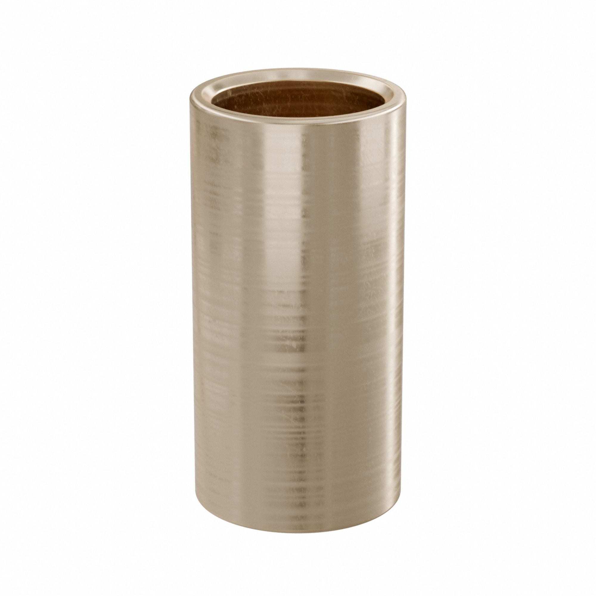 Sleeve Bearing: Bronze, SAE 841, 1/4 in Bore, 5/16 in OD, 5/8 in Lg, -35°F to 300°F, Bronze, 10 PK