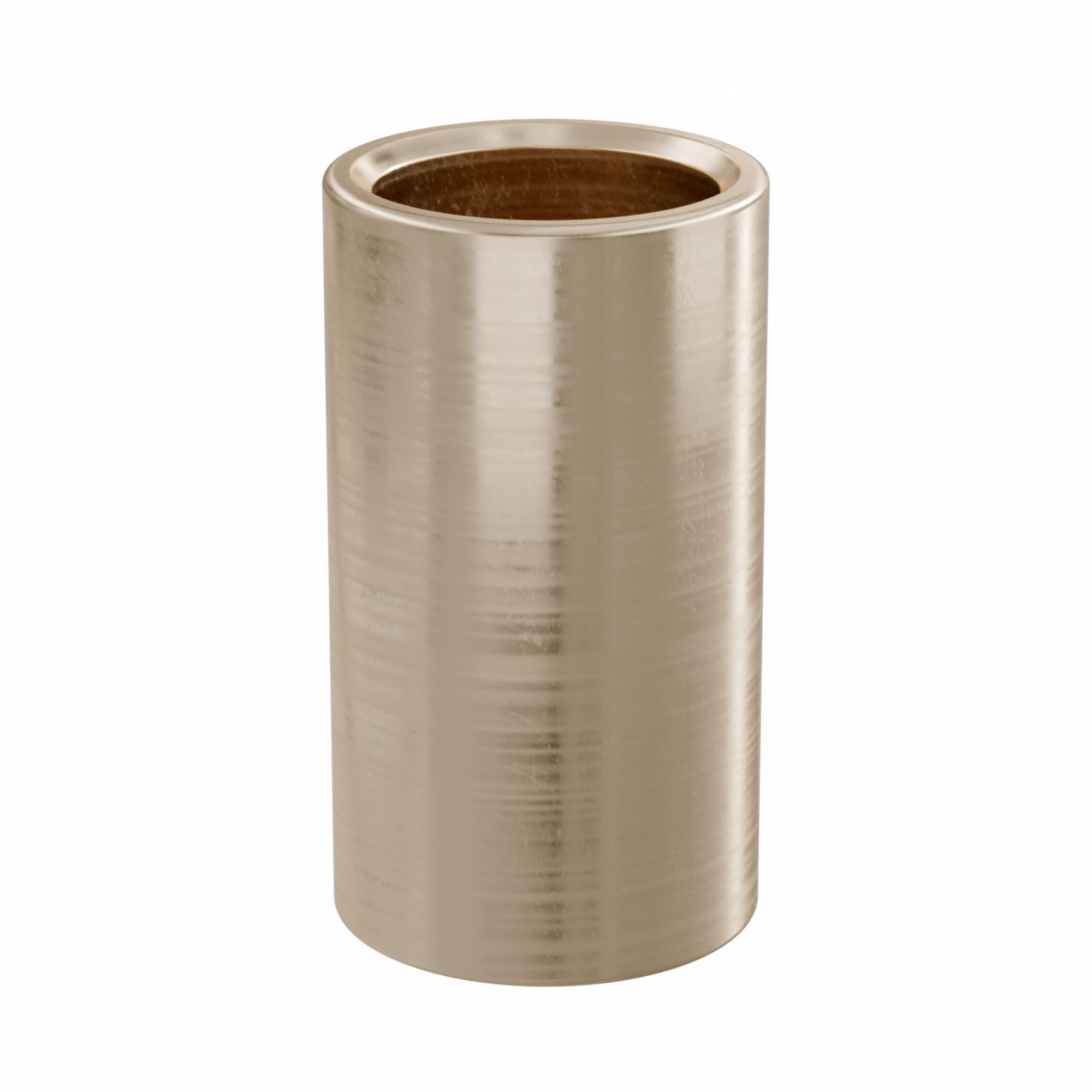 Sleeve Bearing: Bronze, SAE 841, 7/16 in Bore, 9/16 in OD, 1 in Lg, -35°F to 300°F, 10 PK