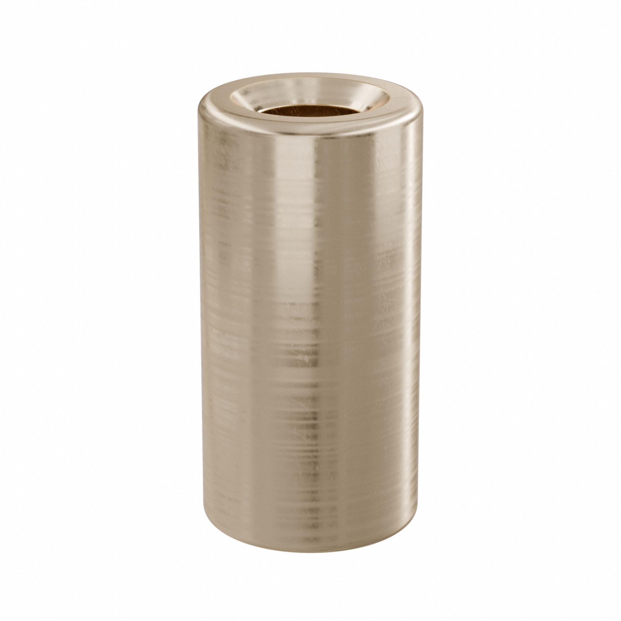 Sleeve Bearing: Bronze, SAE 841, 1/4 in Bore, 1/2 in OD, 1 in Lg, 50, 000 lb/sq in-fpm Max PV, 10 PK