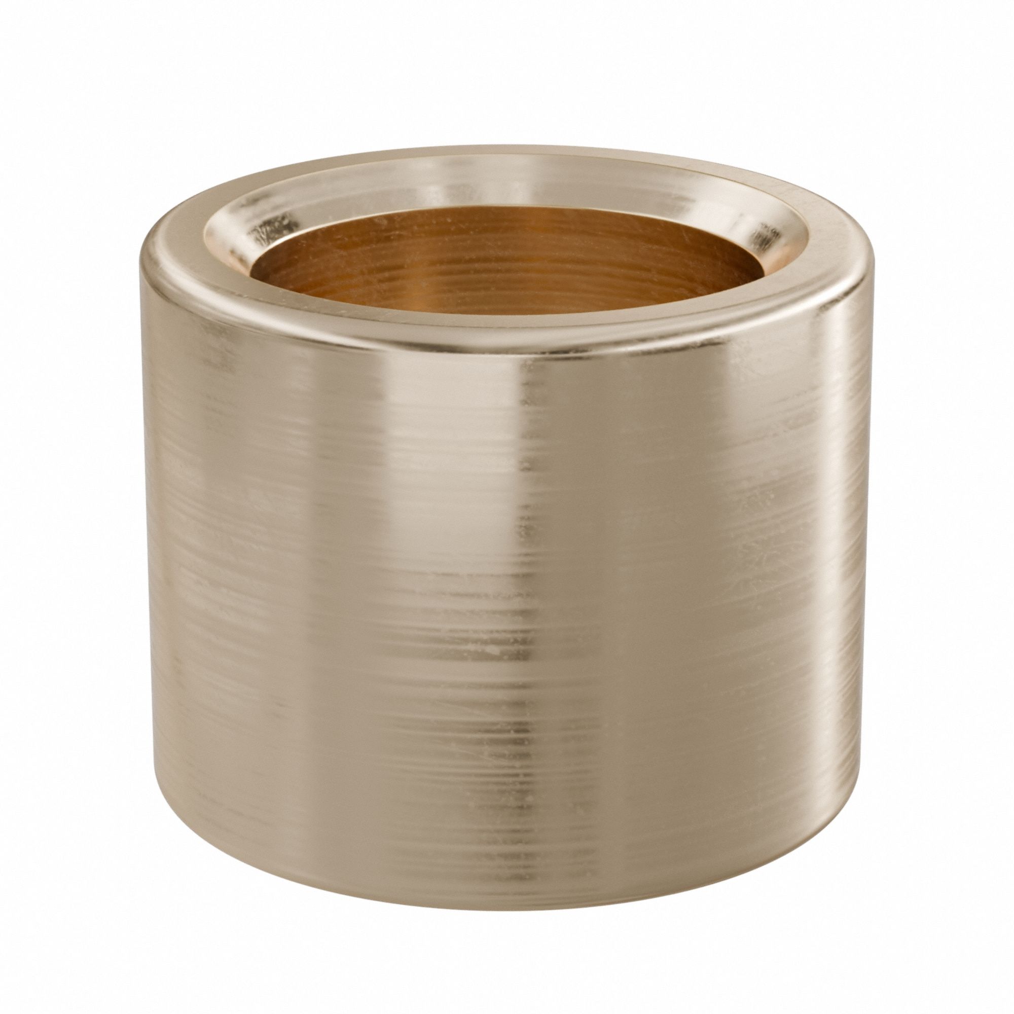 Sleeve Bearing: Bronze, SAE 841, 7/16 in Bore, 5/8 in OD, 1/2 in Lg, -35°F to 300°F, 10 PK
