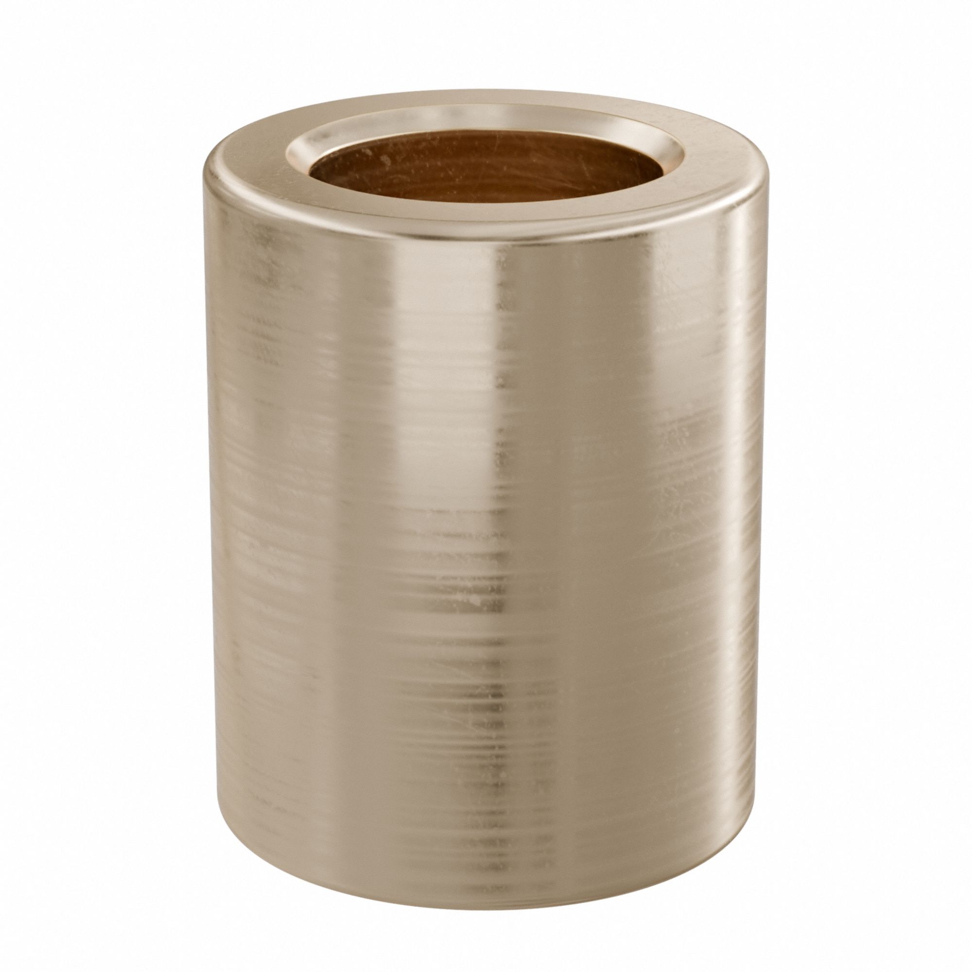 Sleeve Bearing: Bronze, SAE 841, 5 mm Bore, 8 mm OD, 10 mm Lg, 49, 938 lb/sq in-fpm Max PV, 10 PK