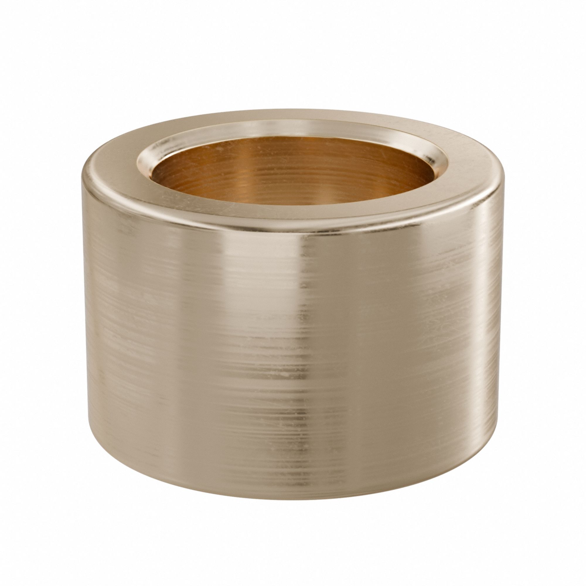 Sleeve Bearing: Bronze, SAE 841, 6 mm Bore, 9 mm OD, 6 mm Lg, 49, 938 lb/sq in-fpm Max PV, 10 PK