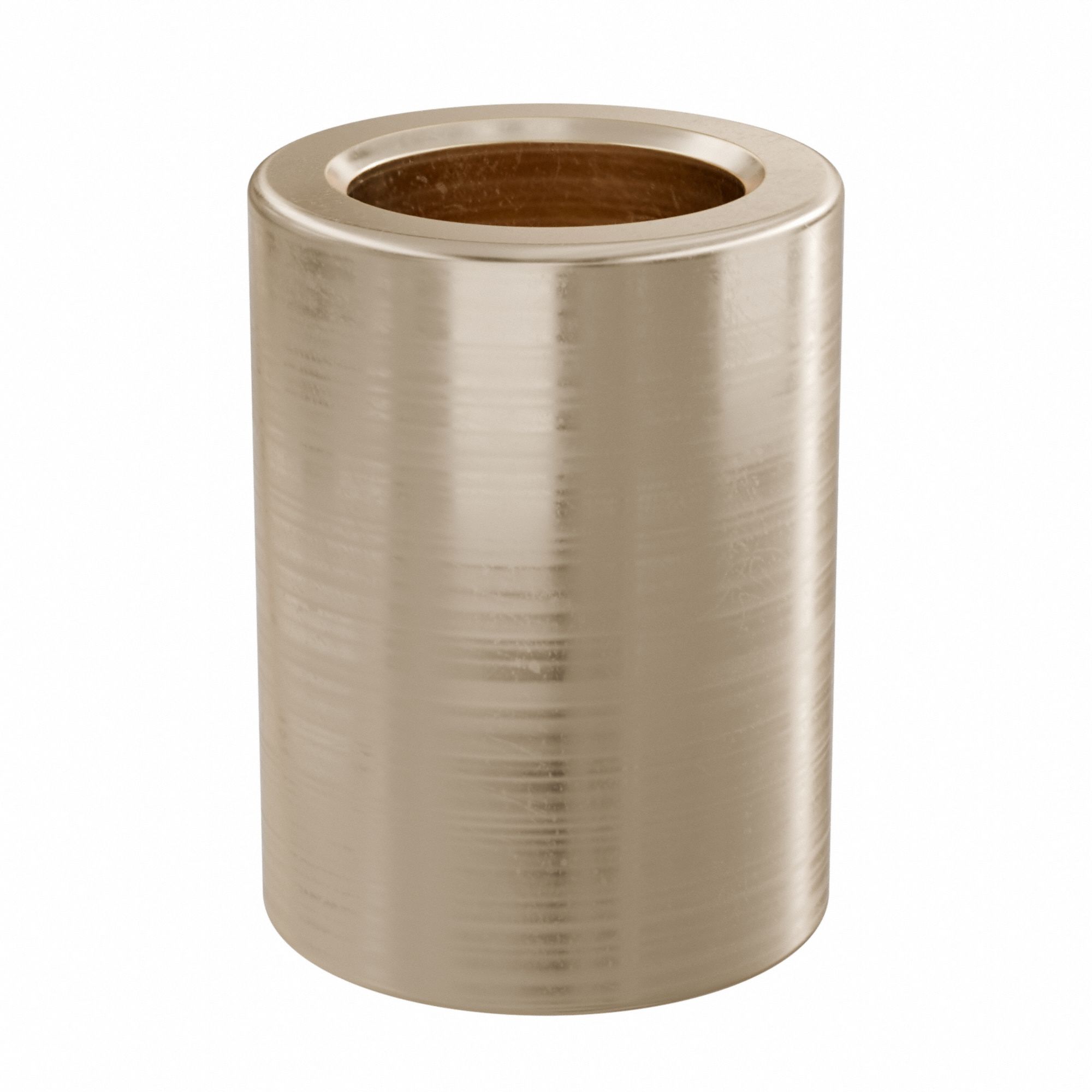 Sleeve Bearing: Bronze, SAE 841, 6 mm Bore, 9 mm OD, 12 mm Lg, 49, 938 lb/sq in-fpm Max PV, 10 PK