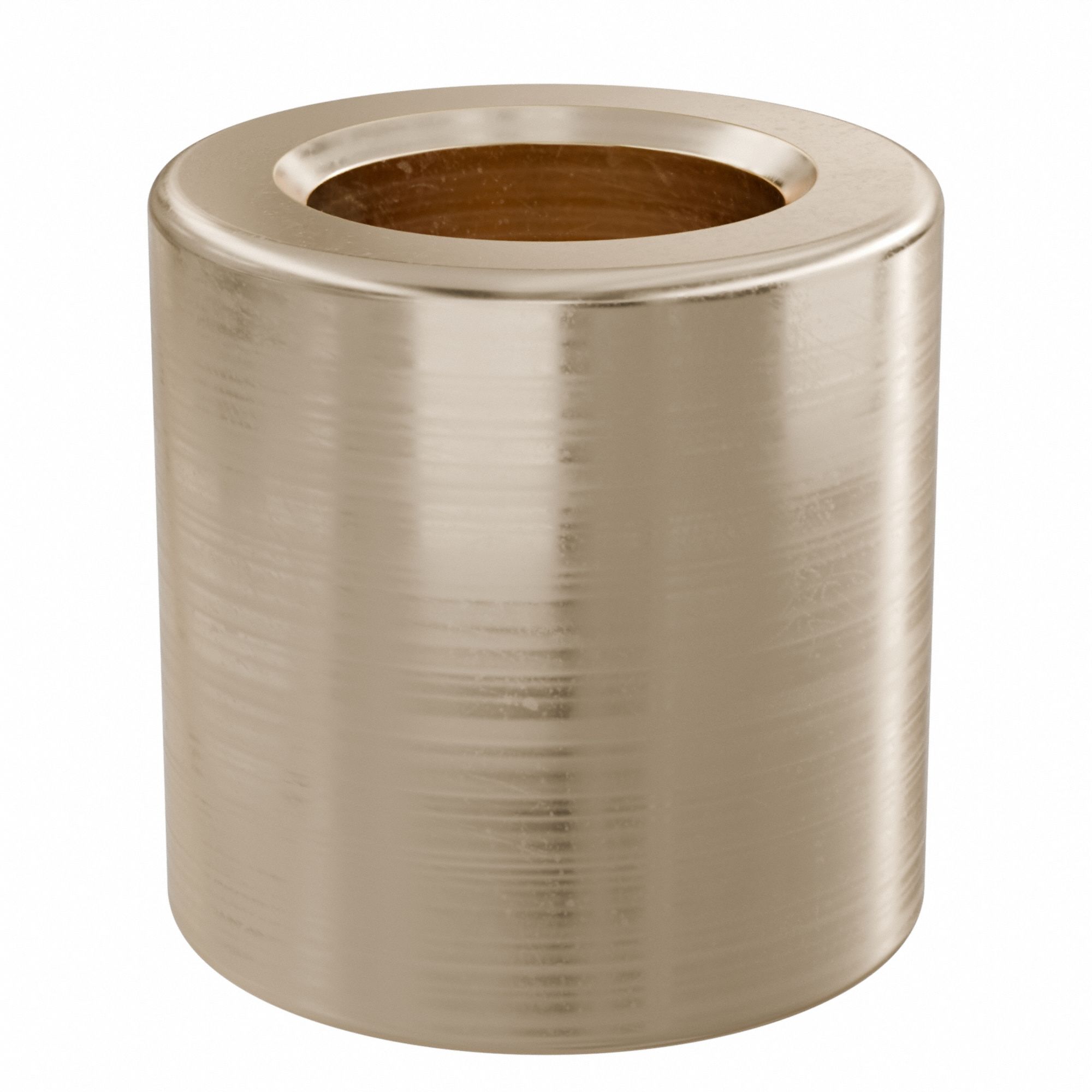 Sleeve Bearing: Bronze, SAE 841, 6 mm Bore, 10 mm OD, 10 mm Lg, 49, 938 lb/sq in-fpm Max PV, 10 PK