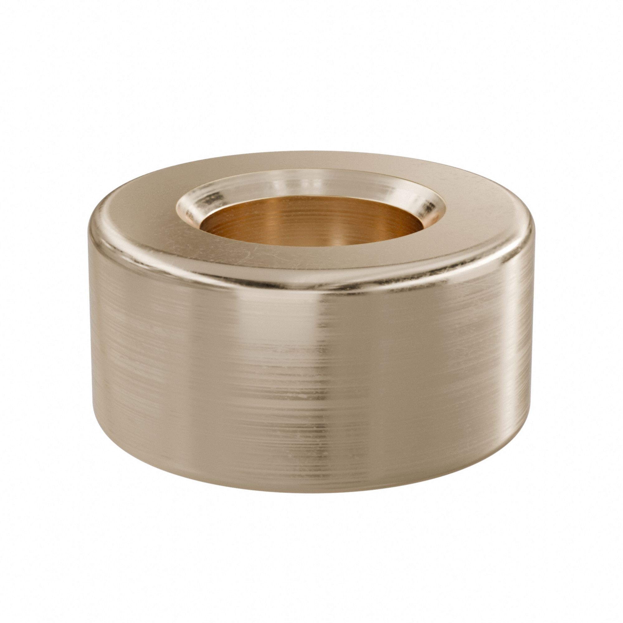 Sleeve Bearing: Bronze, SAE 841, 6 mm Bore, 12 mm OD, 6 mm Lg, 49, 938 lb/sq in-fpm Max PV, 10 PK