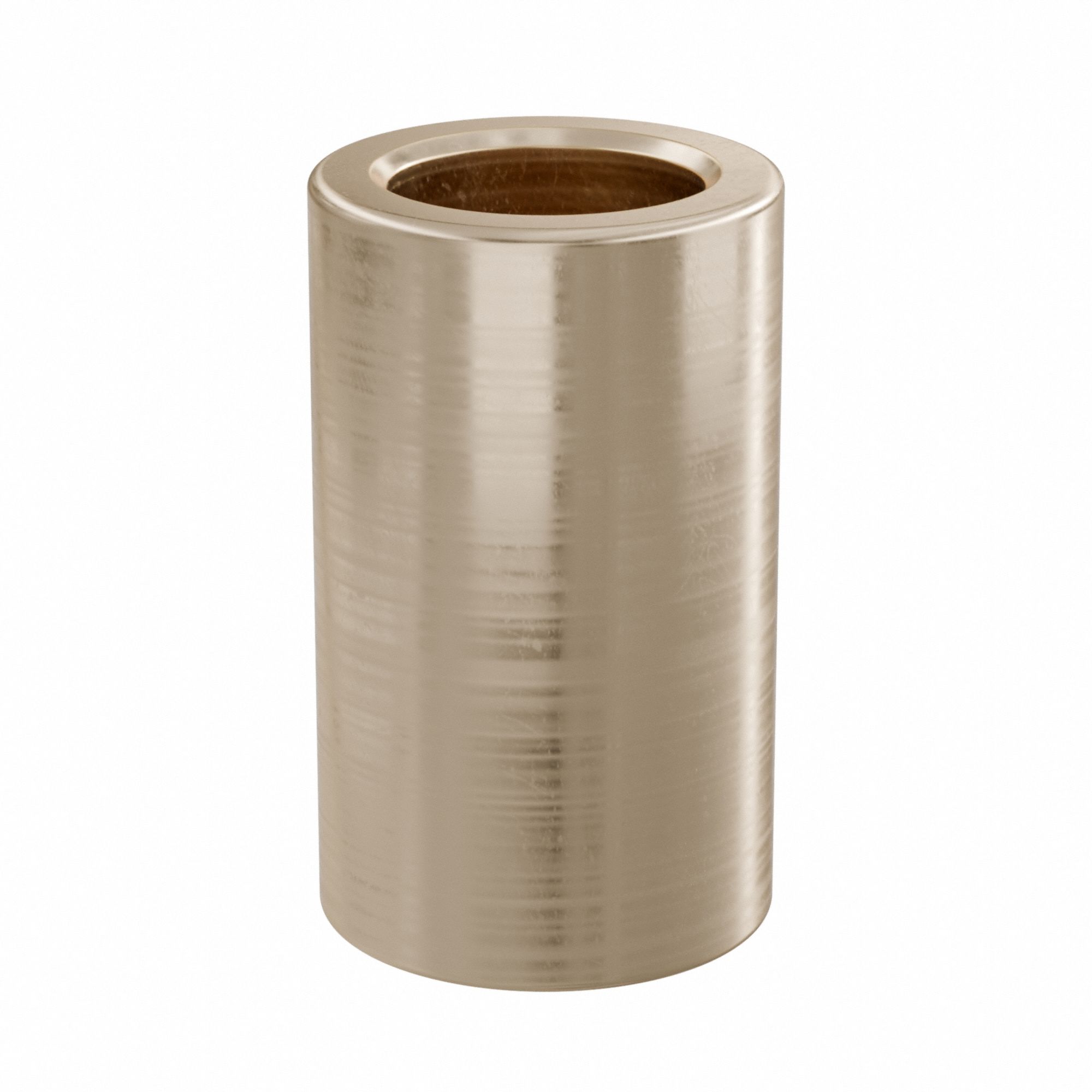 Sleeve Bearing: Bronze, SAE 841, 8 mm Bore, 12 mm OD, 20 mm Lg, 49, 938 lb/sq in-fpm Max PV, 10 PK