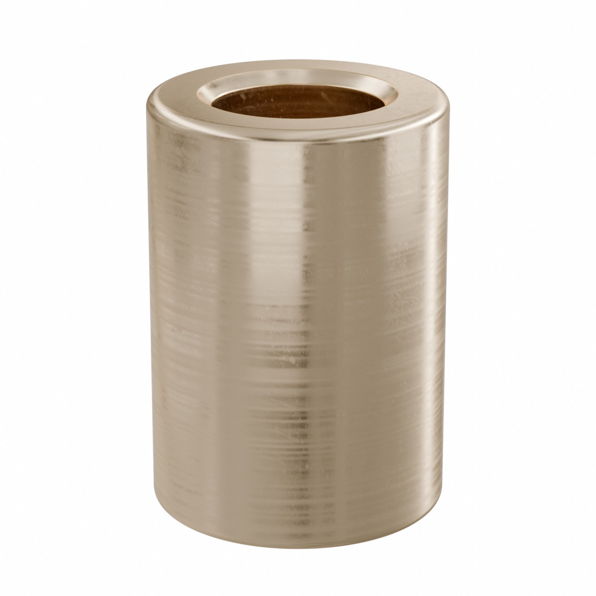 Sleeve Bearing: Bronze, SAE 841, 8 mm Bore, 14 mm OD, 20 mm Lg, 49, 938 lb/sq in-fpm Max PV, 10 PK