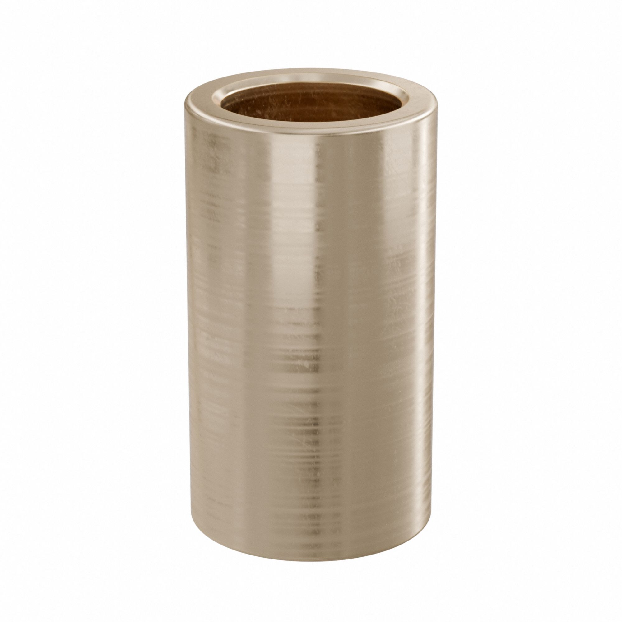 Sleeve Bearing: Bronze, SAE 841, 10 mm Bore, 14 mm OD, 25 mm Lg, 49, 938 lb/sq in-fpm Max PV, 10 PK