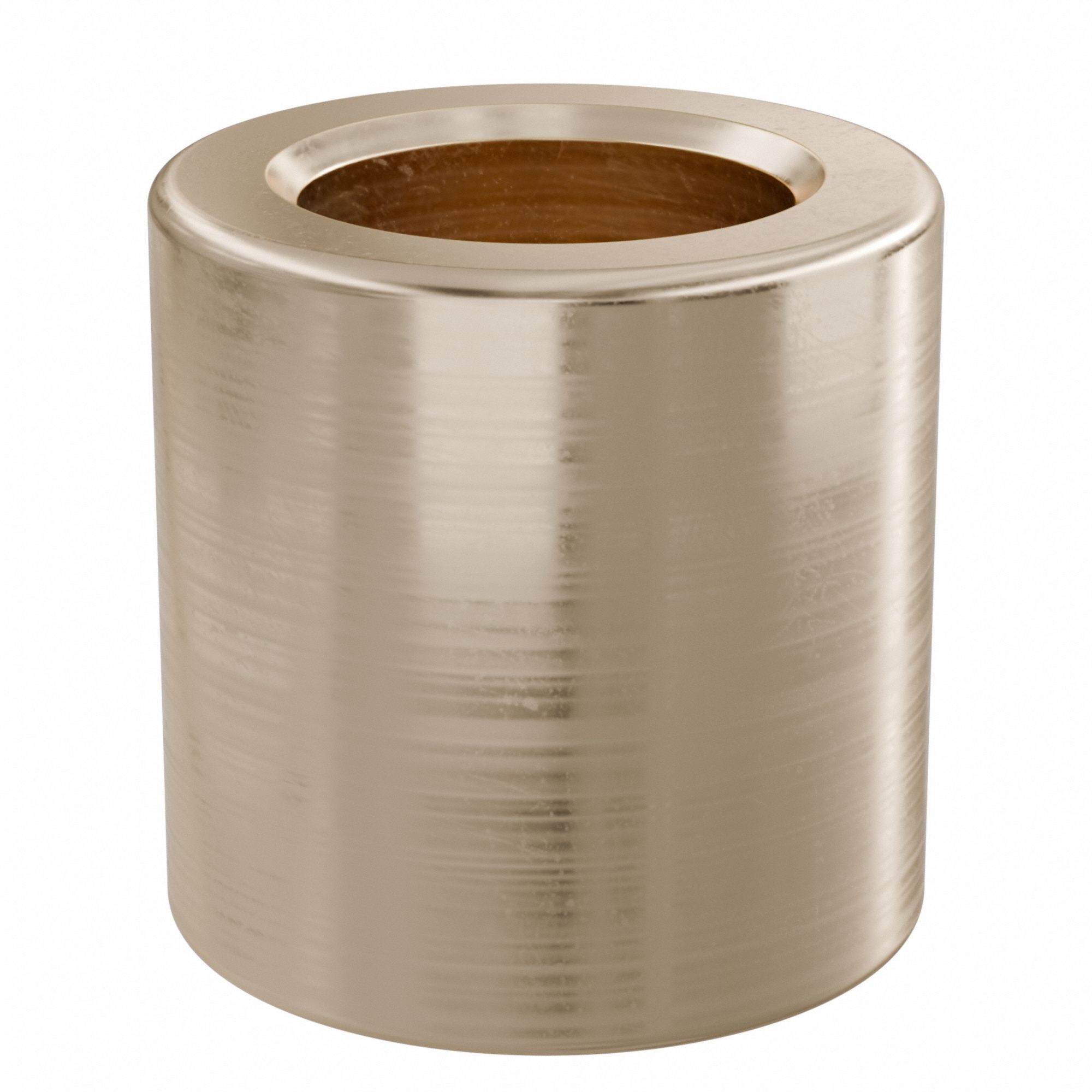 Sleeve Bearing: Bronze, SAE 841, 10 mm Bore, 16 mm OD, 16 mm Lg, 49, 938 lb/sq in-fpm Max PV, 10 PK