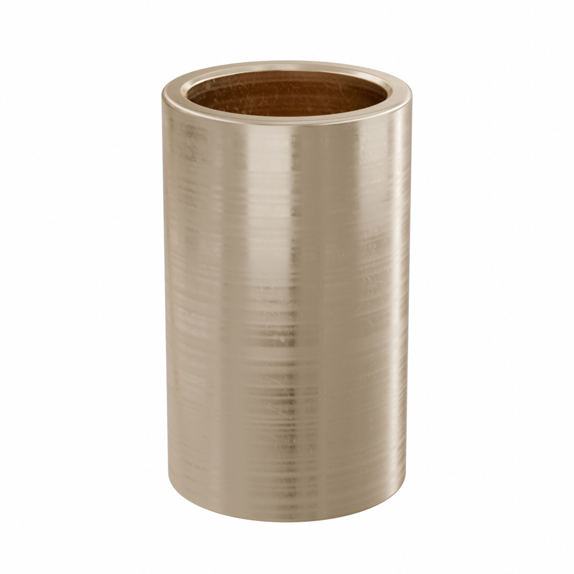 Sleeve Bearing: Bronze, SAE 841, 12 mm Bore, 15 mm OD, 25 mm Lg, 49, 938 lb/sq in-fpm Max PV, 10 PK