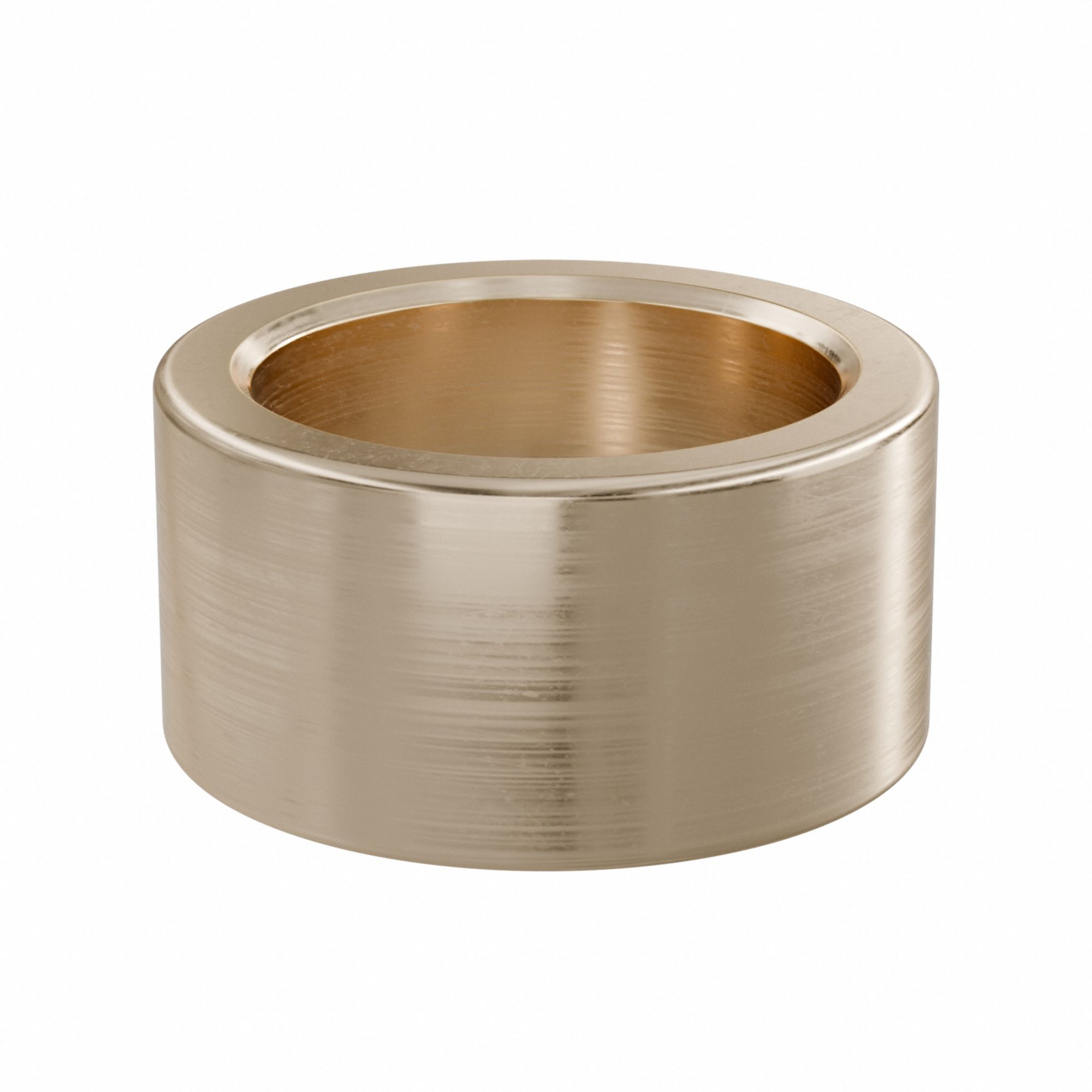 Sleeve Bearing: Bronze, SAE 841, 12 mm Bore, 16 mm OD, 8 mm Lg, 49, 938 lb/sq in-fpm Max PV, 10 PK