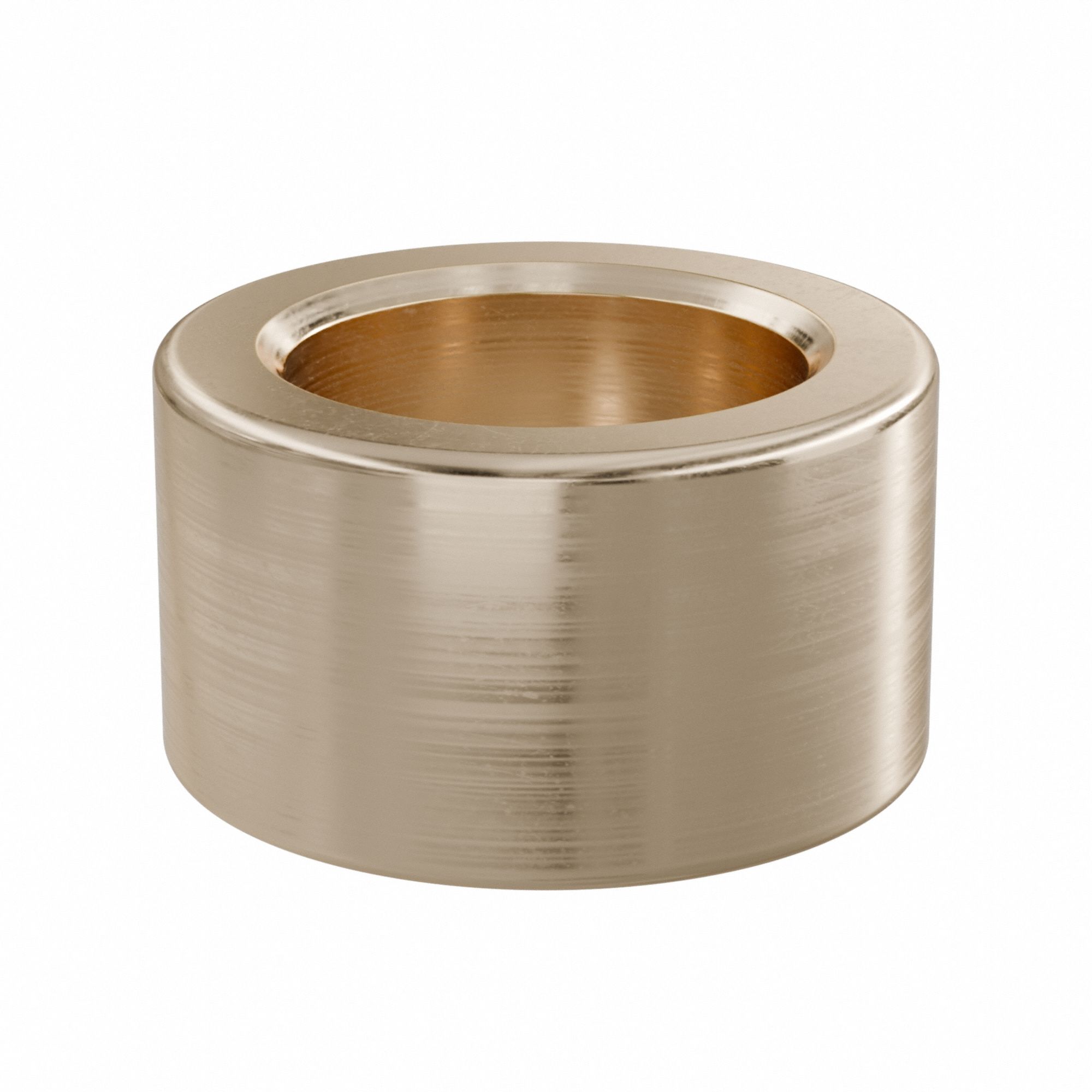 Sleeve Bearing: Bronze, SAE 841, 12 mm Bore, 18 mm OD, 10 mm Lg, 49, 938 lb/sq in-fpm Max PV, 10 PK