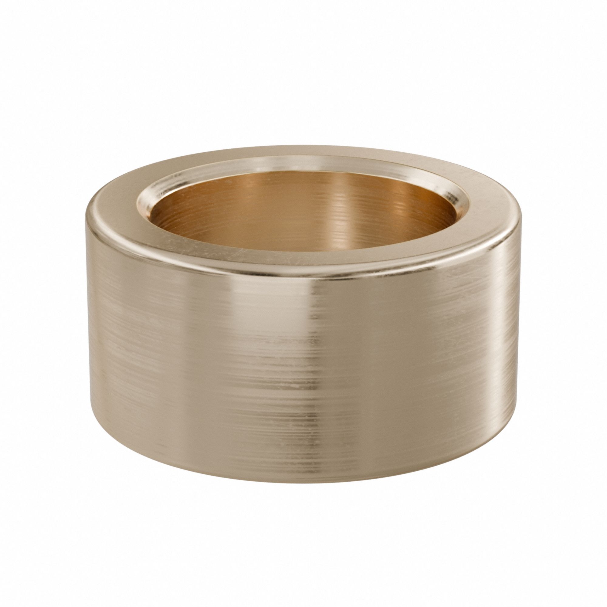 Sleeve Bearing: Bronze, SAE 841, 14 mm Bore, 20 mm OD, 10 mm Lg, 49, 938 lb/sq in-fpm Max PV, 10 PK