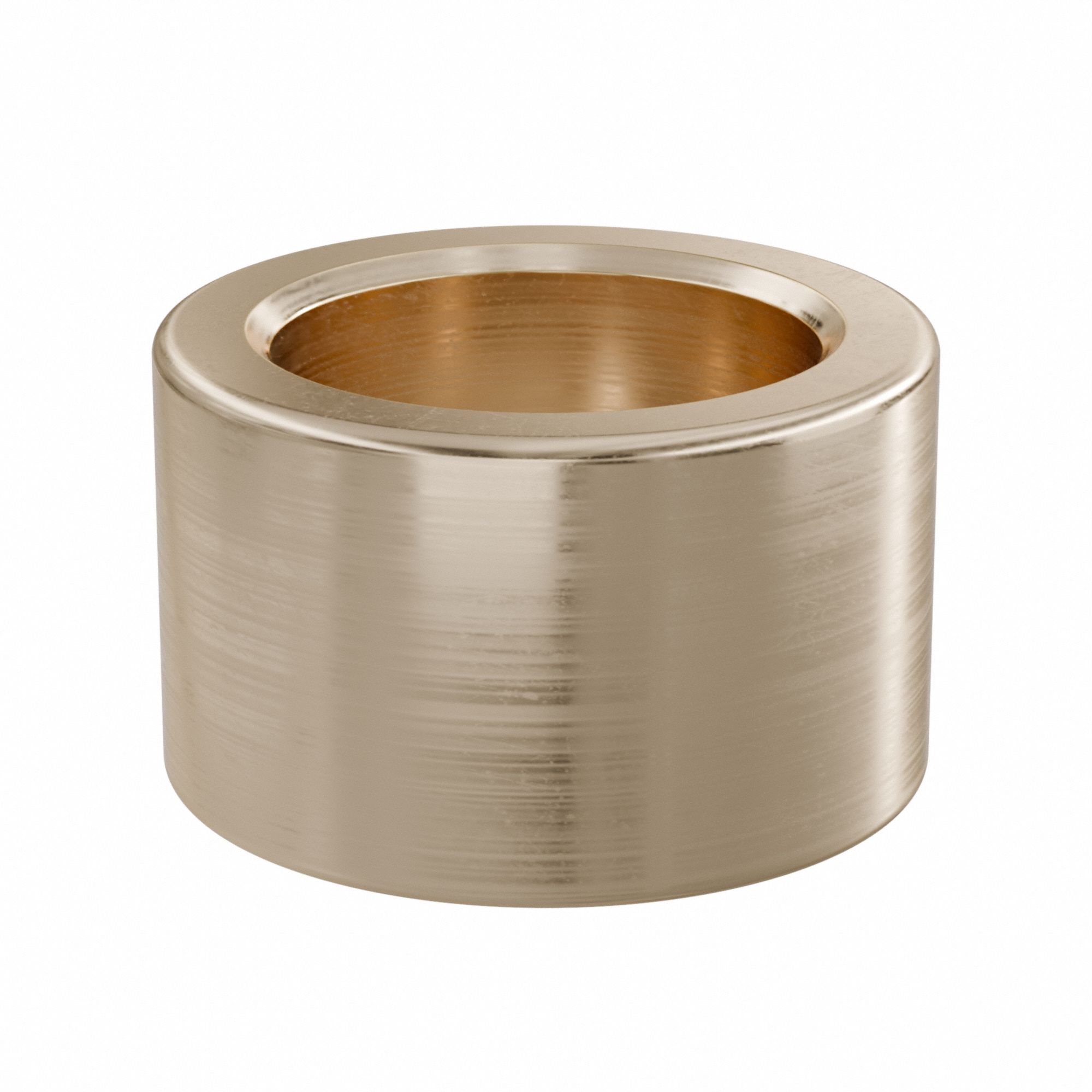 Sleeve Bearing: Bronze, SAE 841, 14 mm Bore, 20 mm OD, 12 mm Lg, 49, 938 lb/sq in-fpm Max PV, 10 PK