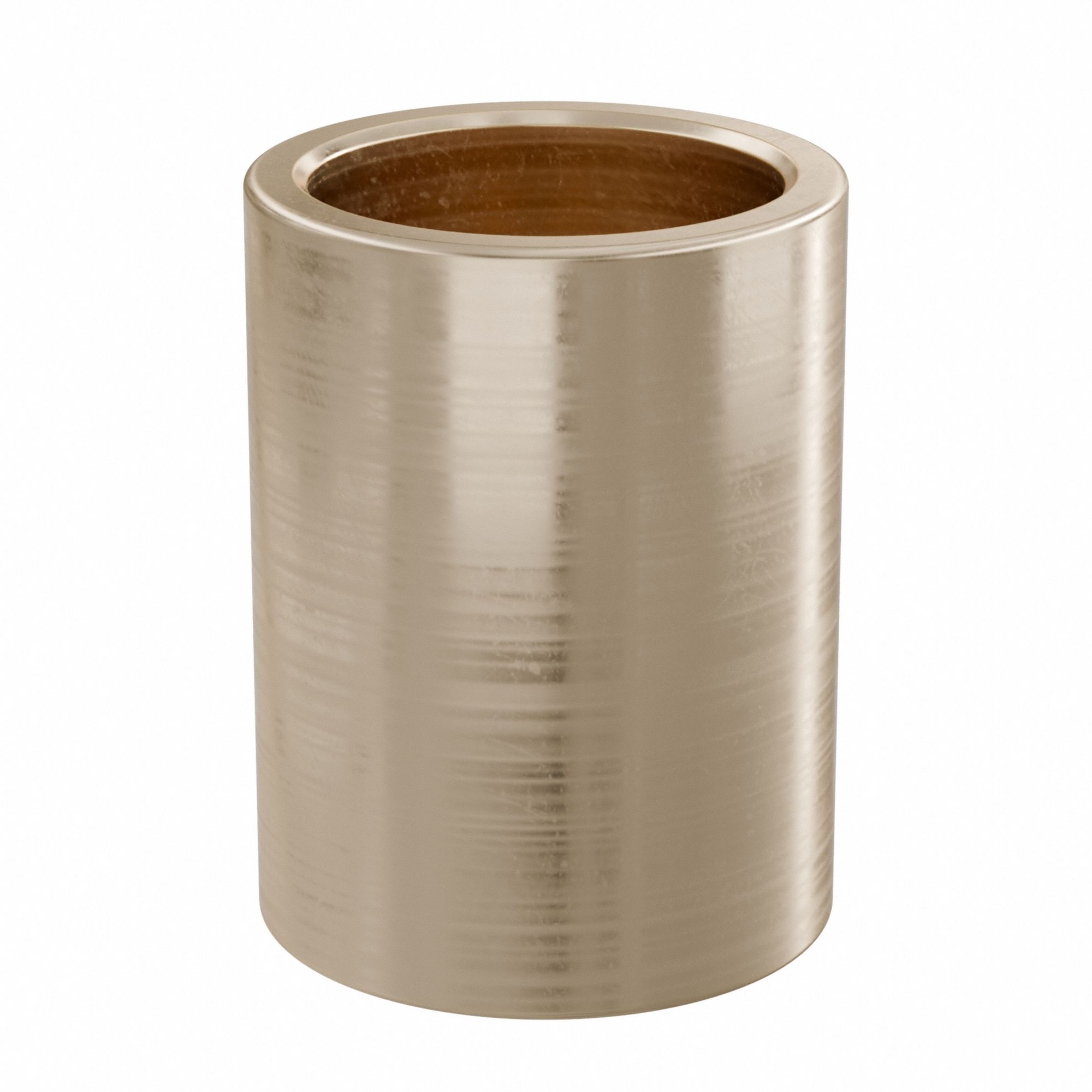 Sleeve Bearing: Bronze, SAE 841, 15 mm Bore, 19 mm OD, 25 mm Lg, 49, 938 lb/sq in-fpm Max PV, 10 PK