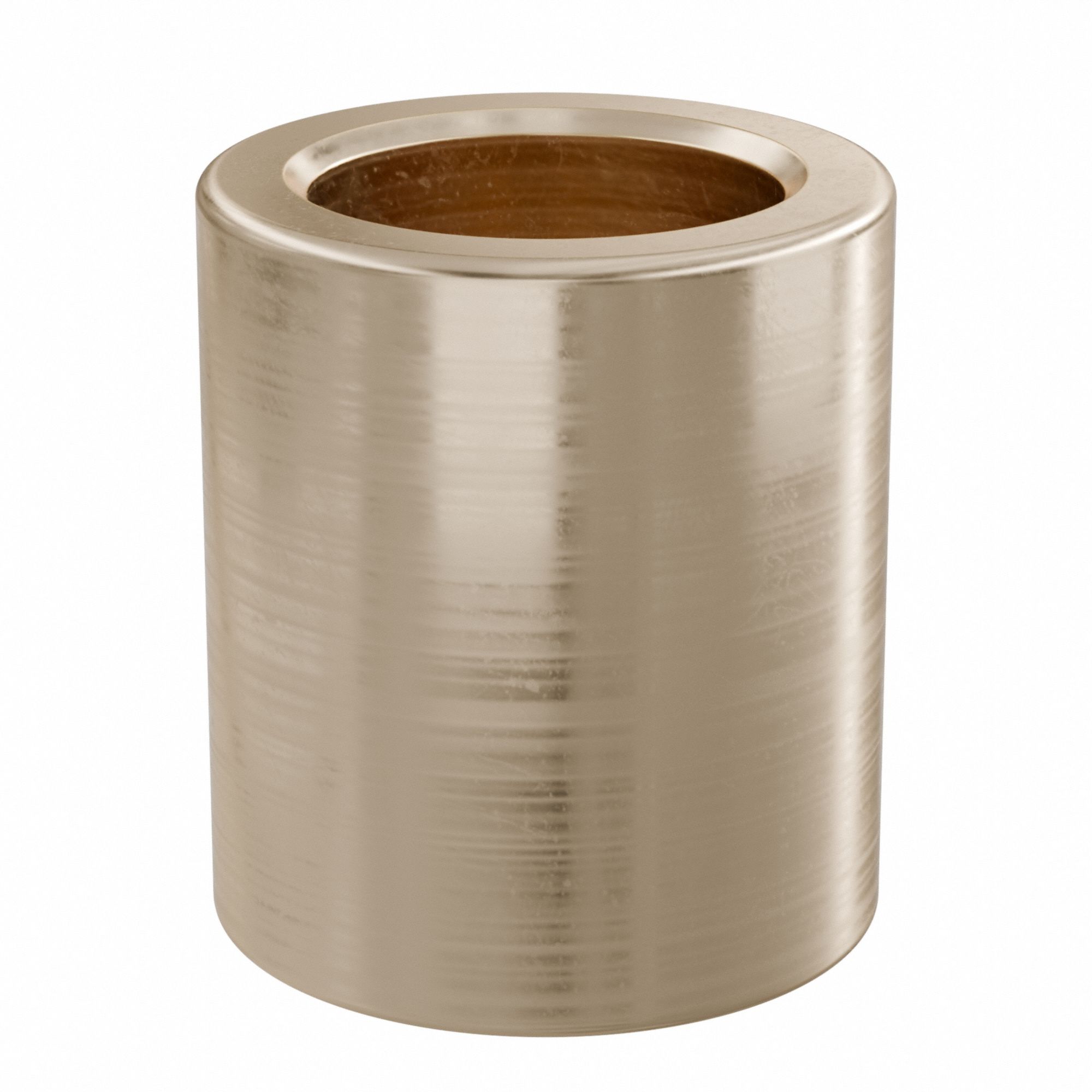 Sleeve Bearing: Bronze, SAE 841, 15 mm Bore, 22 mm OD, 25 mm Lg, 49, 938 lb/sq in-fpm Max PV, 10 PK