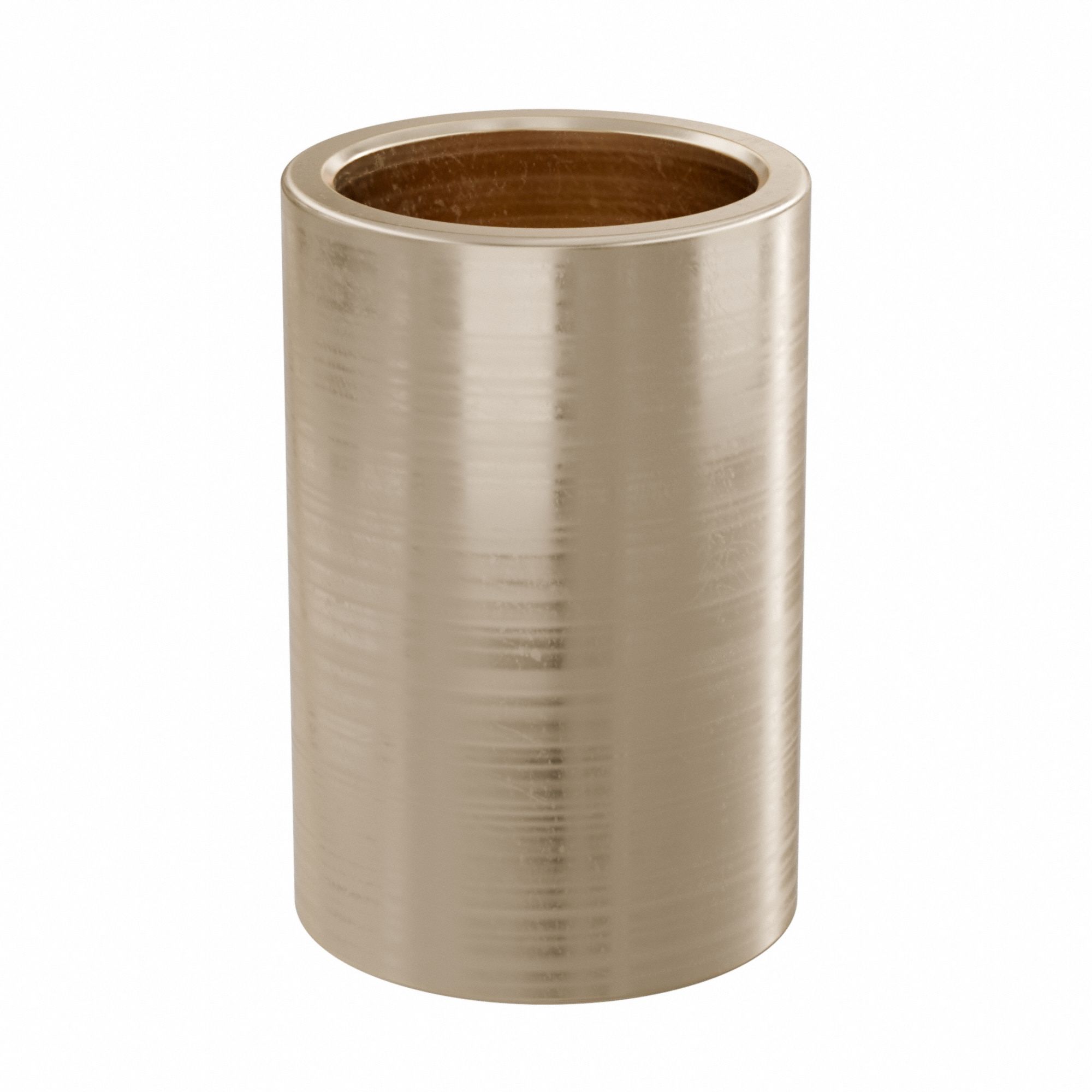 Sleeve Bearing: Bronze, SAE 841, 16 mm Bore, 20 mm OD, 30 mm Lg, 49, 938 lb/sq in-fpm Max PV, 10 PK