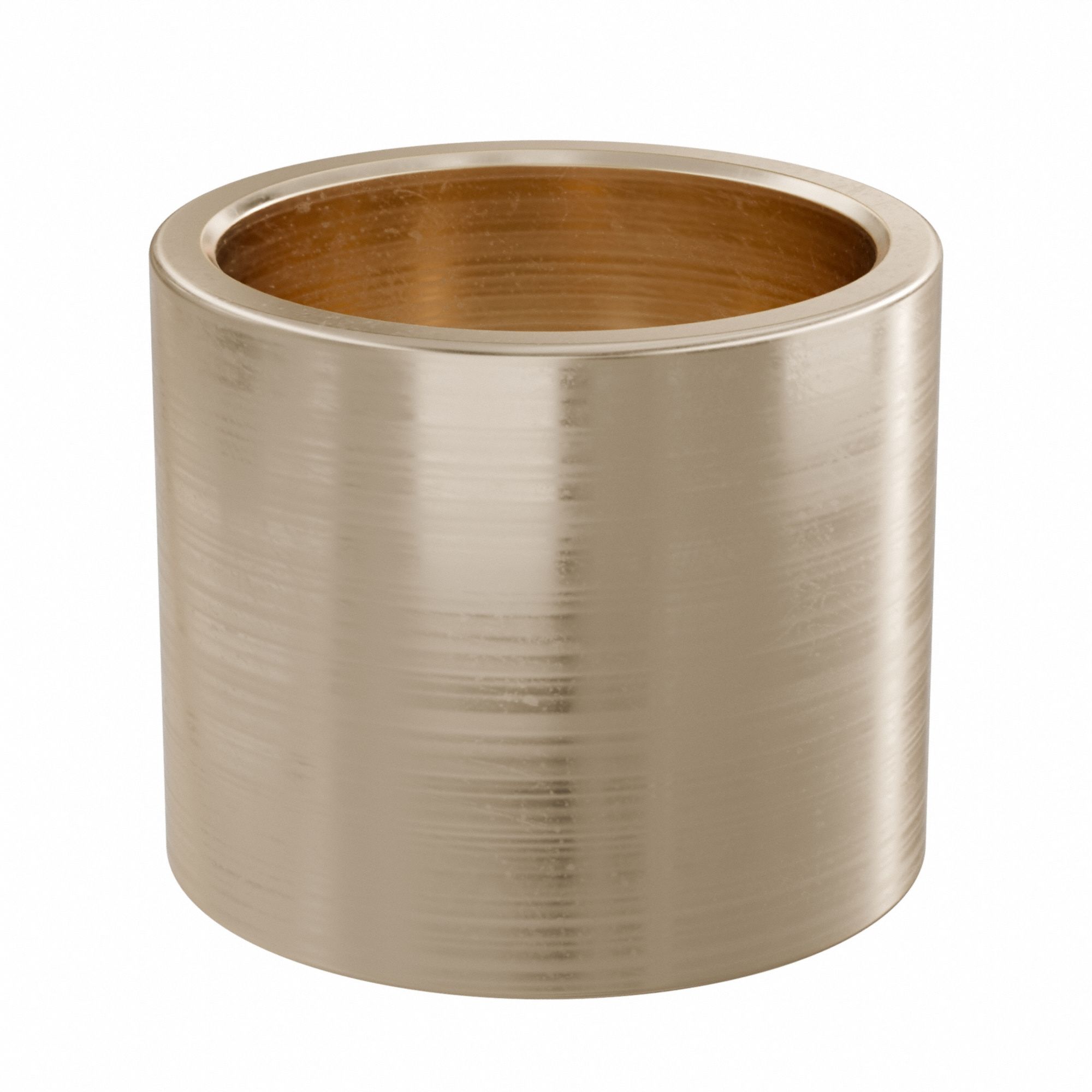 Sleeve Bearing: Bronze, SAE 841, 20 mm Bore, 24 mm OD, 20 mm Lg, 49, 938 lb/sq in-fpm Max PV, 5 PK