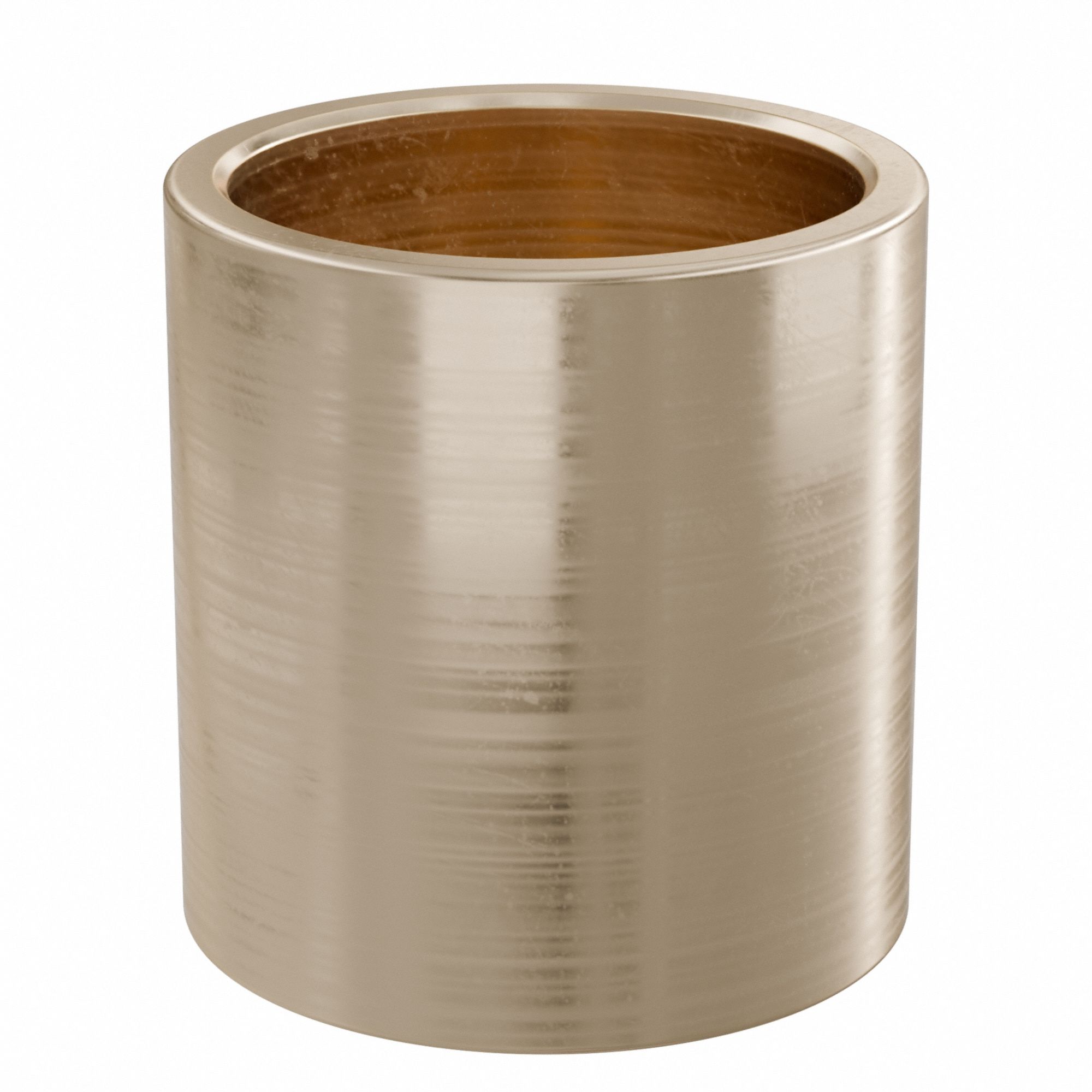 Sleeve Bearing: Bronze, SAE 841, 20 mm Bore, 24 mm OD, 25 mm Lg, 49, 938 lb/sq in-fpm Max PV, 10 PK