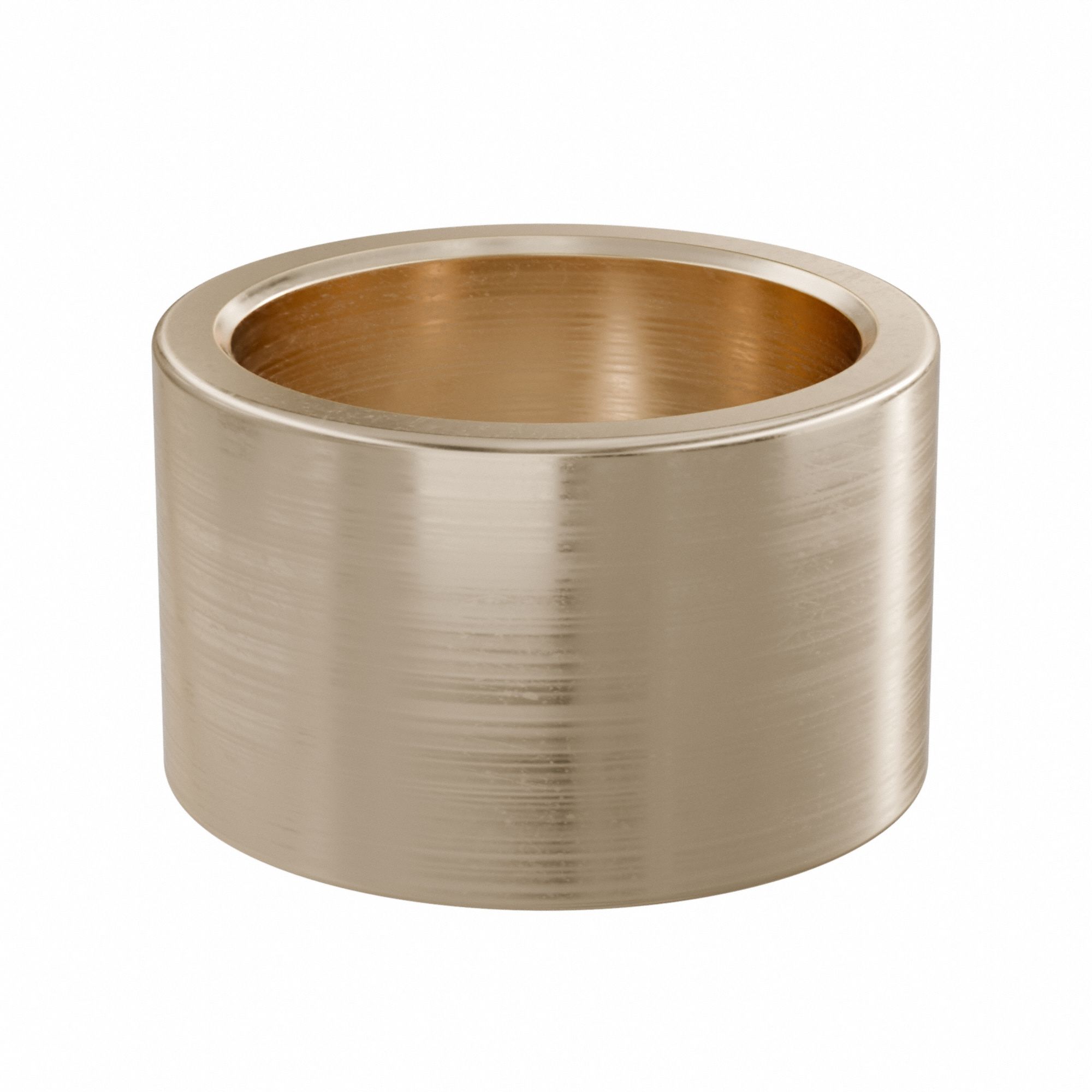 Sleeve Bearing: Bronze, SAE 841, 20 mm Bore, 25 mm OD, 15 mm Lg, 49, 938 lb/sq in-fpm Max PV, 10 PK