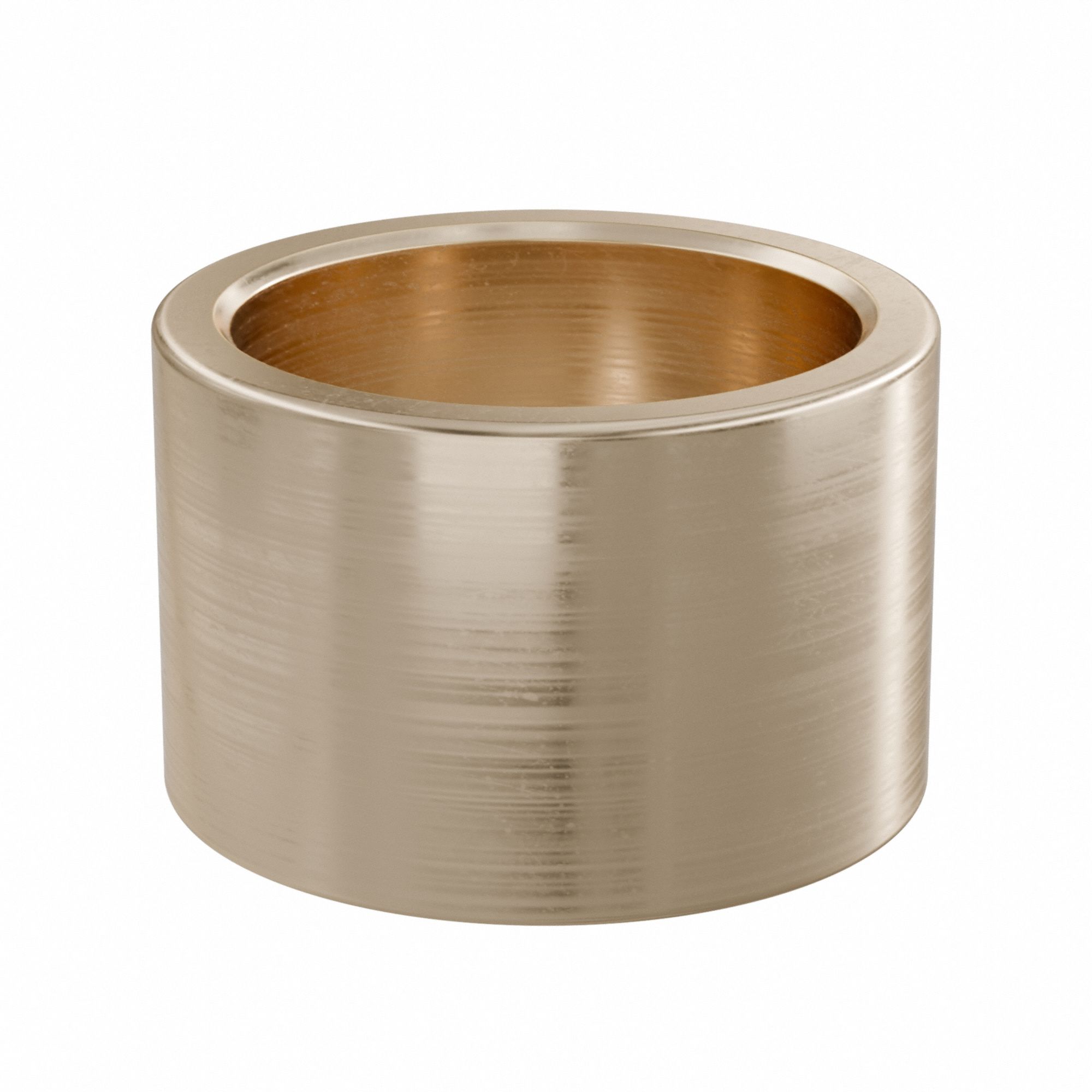 Sleeve Bearing: Bronze, SAE 841, 20 mm Bore, 25 mm OD, 16 mm Lg, 49, 938 lb/sq in-fpm Max PV, 10 PK