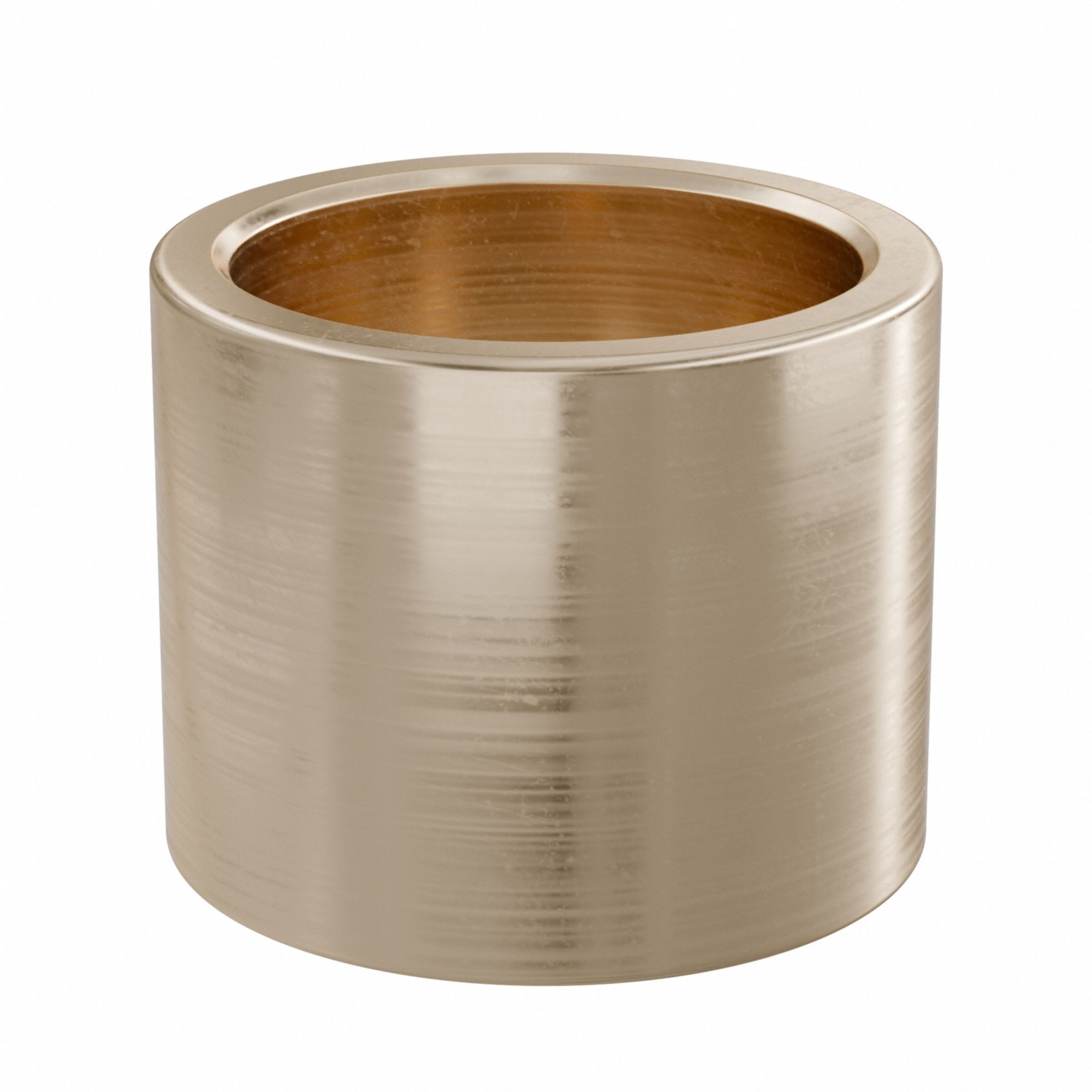 Sleeve Bearing: Bronze, SAE 841, 20 mm Bore, 25 mm OD, 20 mm Lg, 49, 938 lb/sq in-fpm Max PV, 10 PK