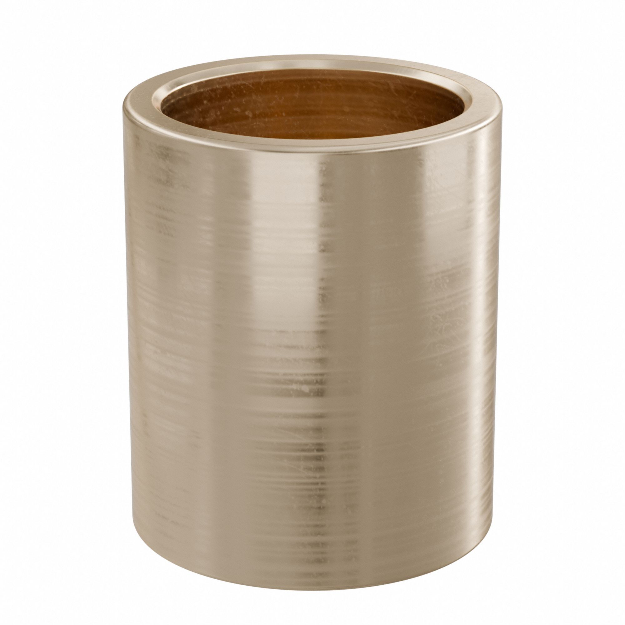 Sleeve Bearing: Bronze, SAE 841, 20 mm Bore, 25 mm OD, 30 mm Lg, 49, 938 lb/sq in-fpm Max PV, 5 PK