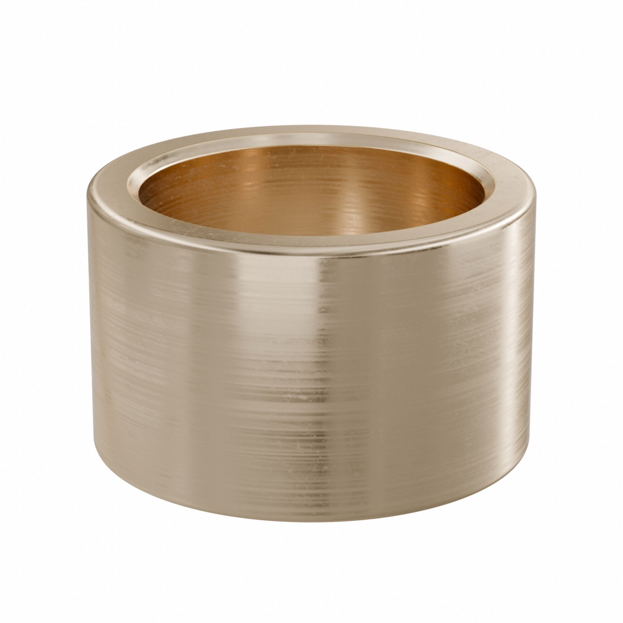 Sleeve Bearing: Bronze, SAE 841, 20 mm Bore, 26 mm OD, 16 mm Lg, 49, 938 lb/sq in-fpm Max PV, 10 PK