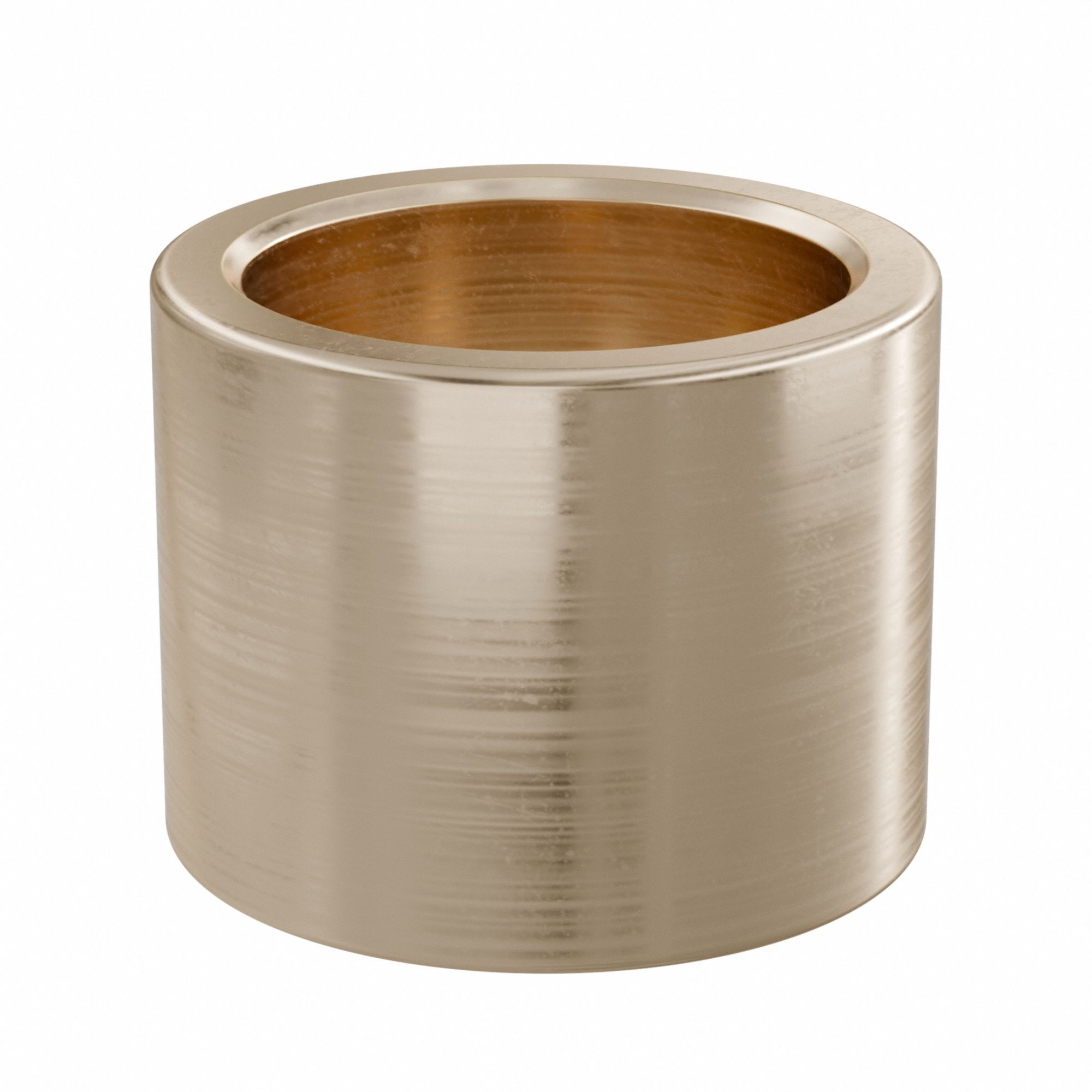 Sleeve Bearing: Bronze, SAE 841, 20 mm Bore, 26 mm OD, 20 mm Lg, 49, 938 lb/sq in-fpm Max PV, 5 PK