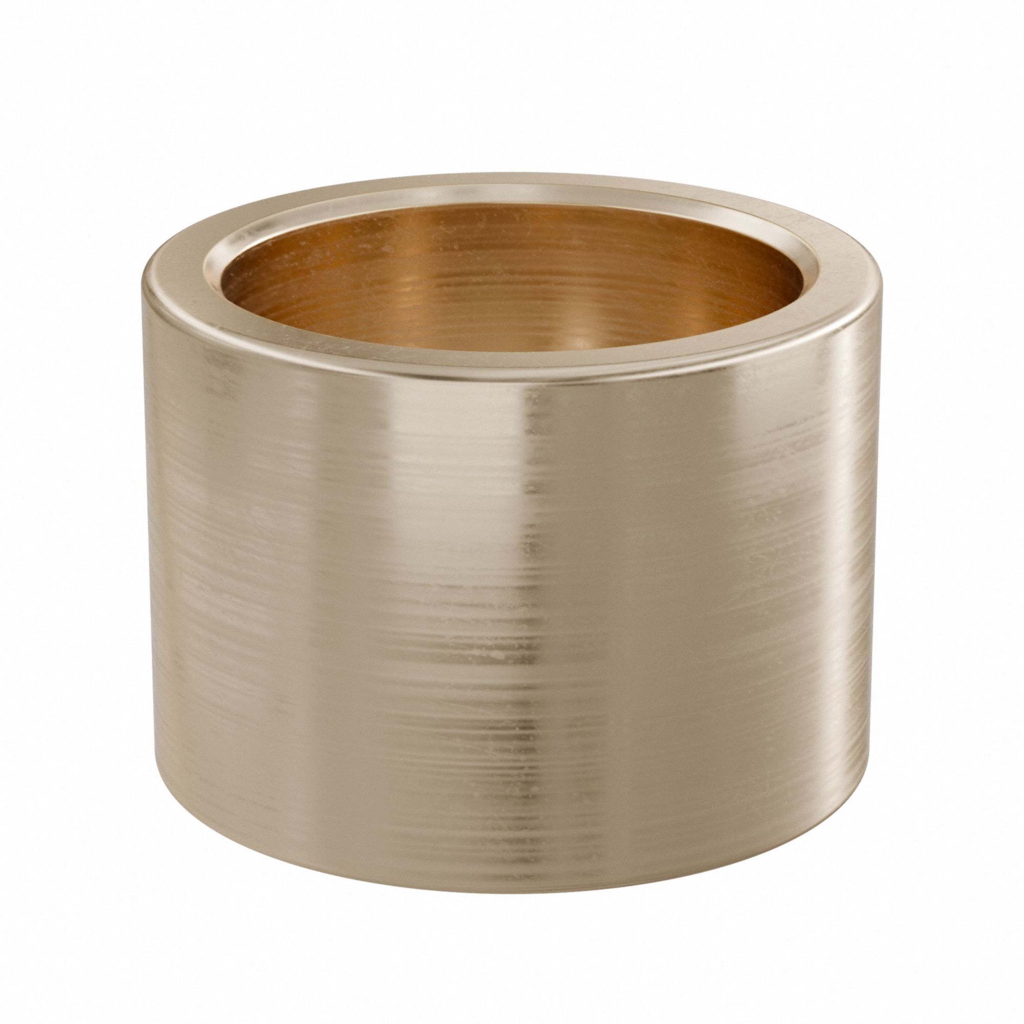 Sleeve Bearing: Bronze, SAE 841, 22 mm Bore, 28 mm OD, 20 mm Lg, 49, 938 lb/sq in-fpm Max PV, 10 PK