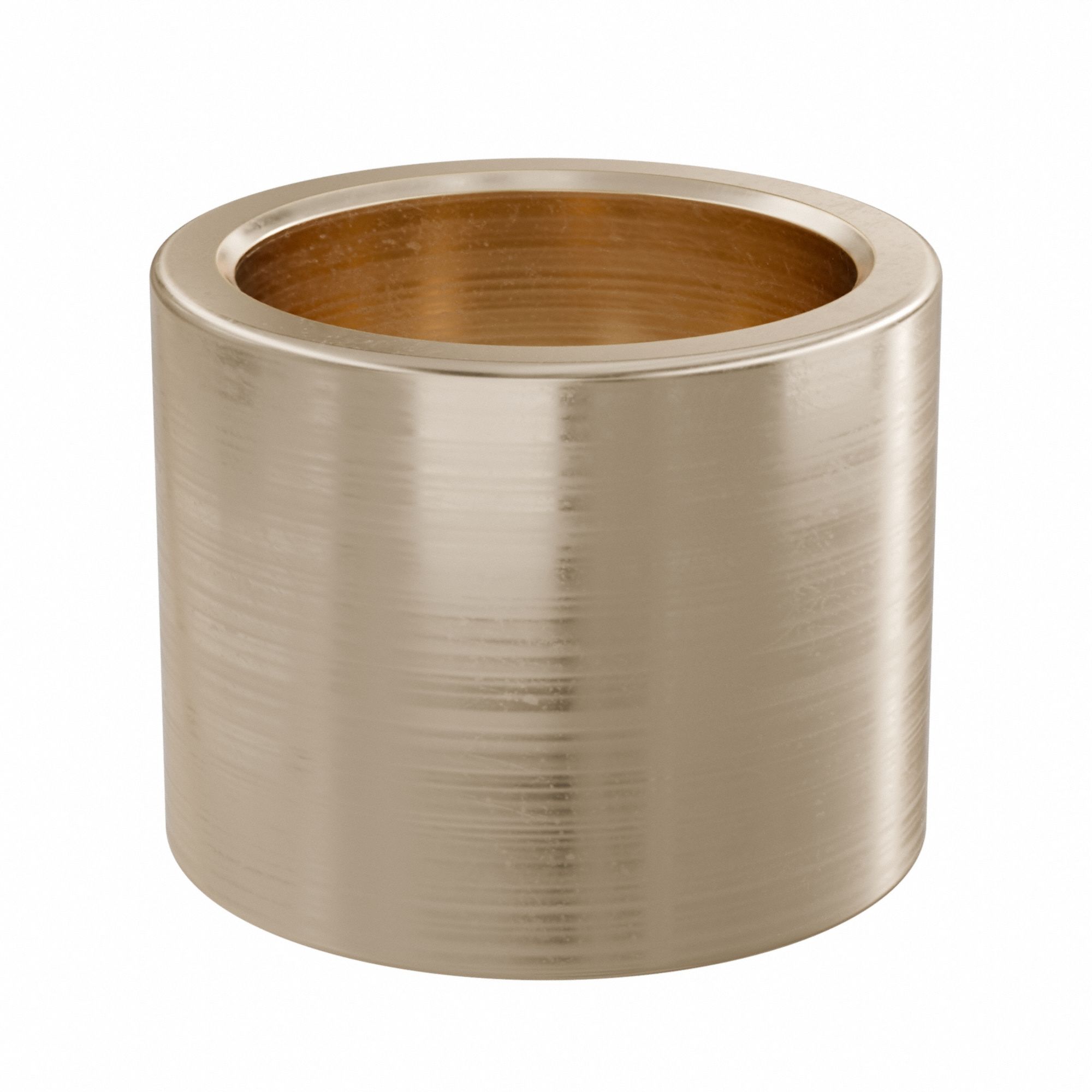 Sleeve Bearing: Bronze, SAE 841, 22 mm Bore, 28 mm OD, 22 mm Lg, 49, 938 lb/sq in-fpm Max PV, 10 PK