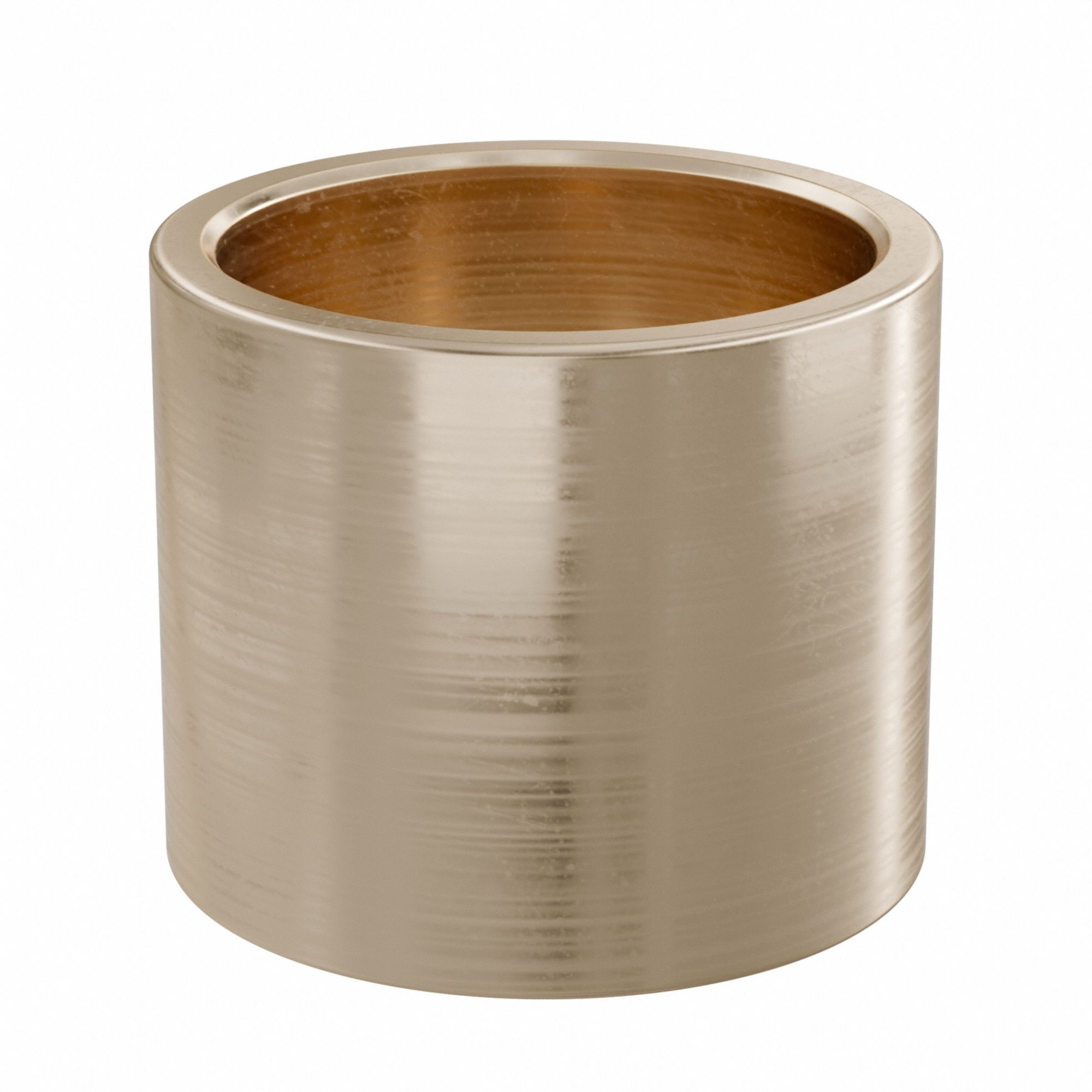 Sleeve Bearing: Bronze, SAE 841, 25 mm Bore, 30 mm OD, 25 mm Lg, 49, 938 lb/sq in-fpm Max PV, 5 PK