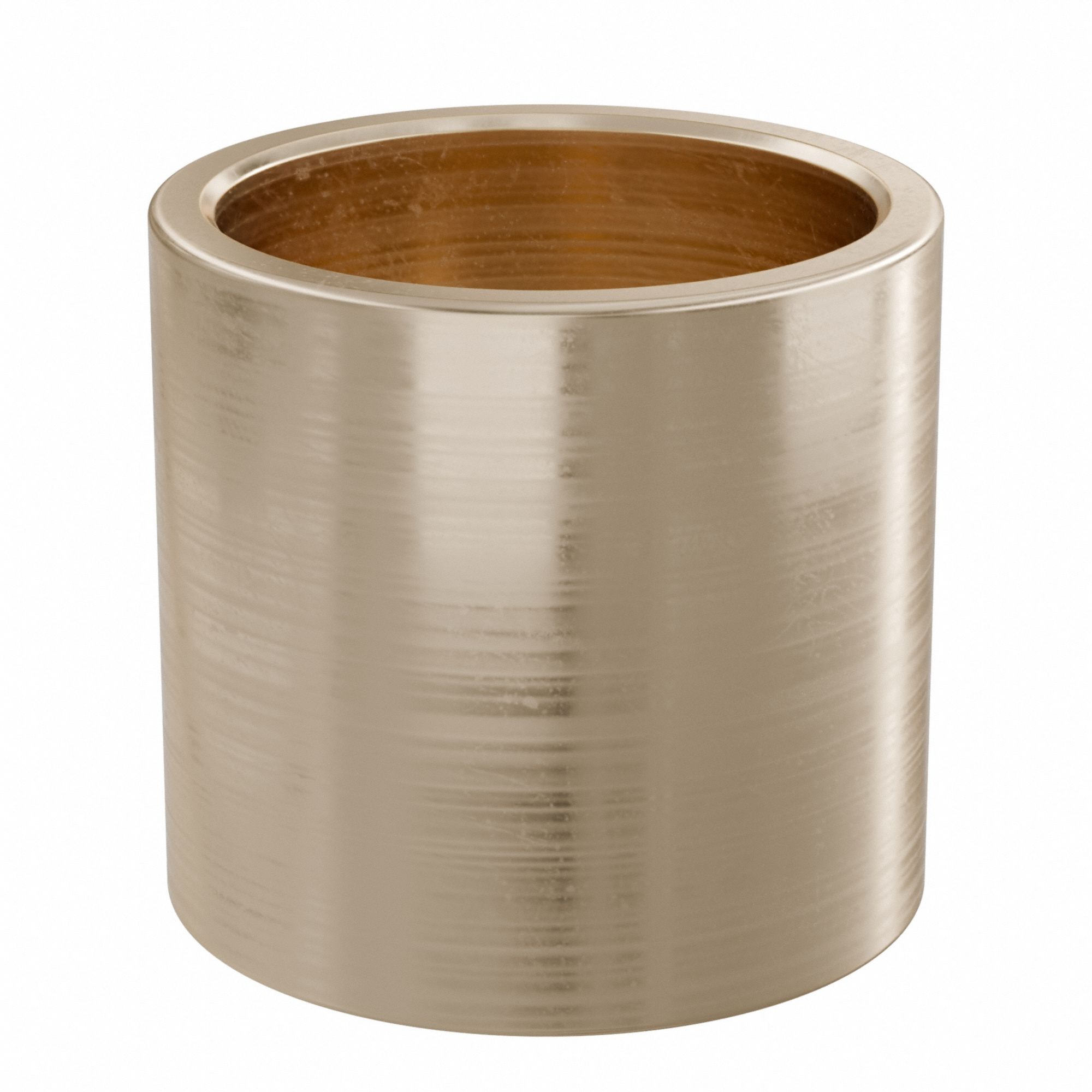 Sleeve Bearing: Bronze, SAE 841, 25 mm Bore, 30 mm OD, 28 mm Lg, 49, 938 lb/sq in-fpm Max PV, 5 PK