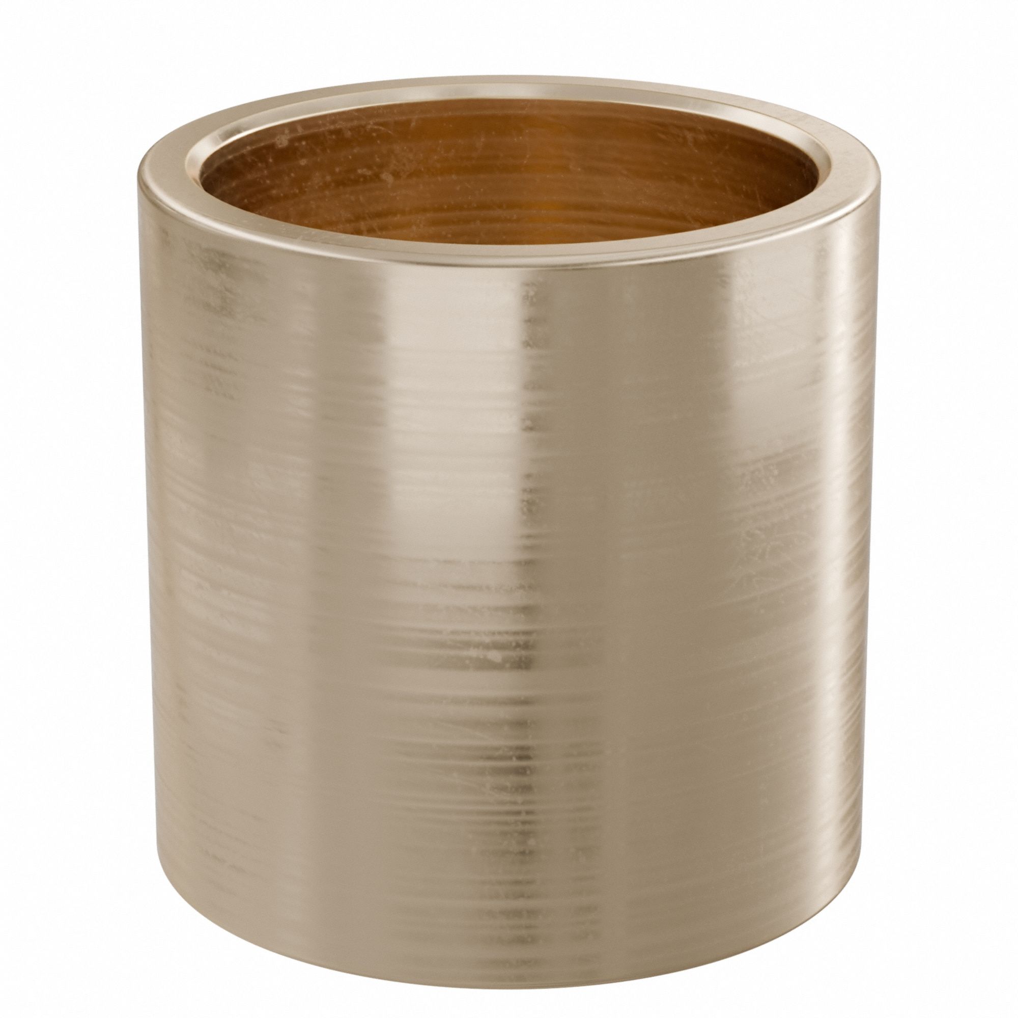 Sleeve Bearing: Bronze, SAE 841, 25 mm Bore, 30 mm OD, 30 mm Lg, 49, 938 lb/sq in-fpm Max PV, 5 PK