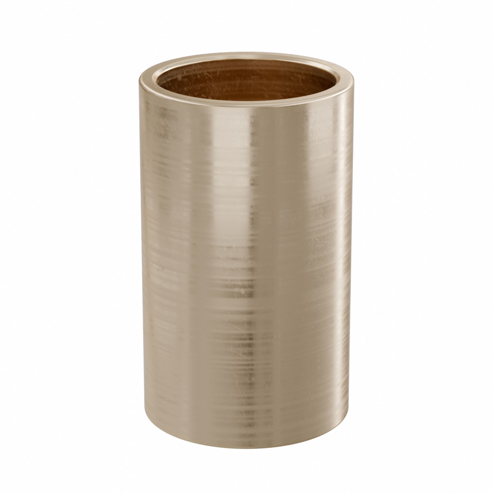 Sleeve Bearing: Bronze, SAE 841, 25 mm Bore, 30 mm OD, 50 mm Lg, 49, 938 lb/sq in-fpm Max PV, 5 PK