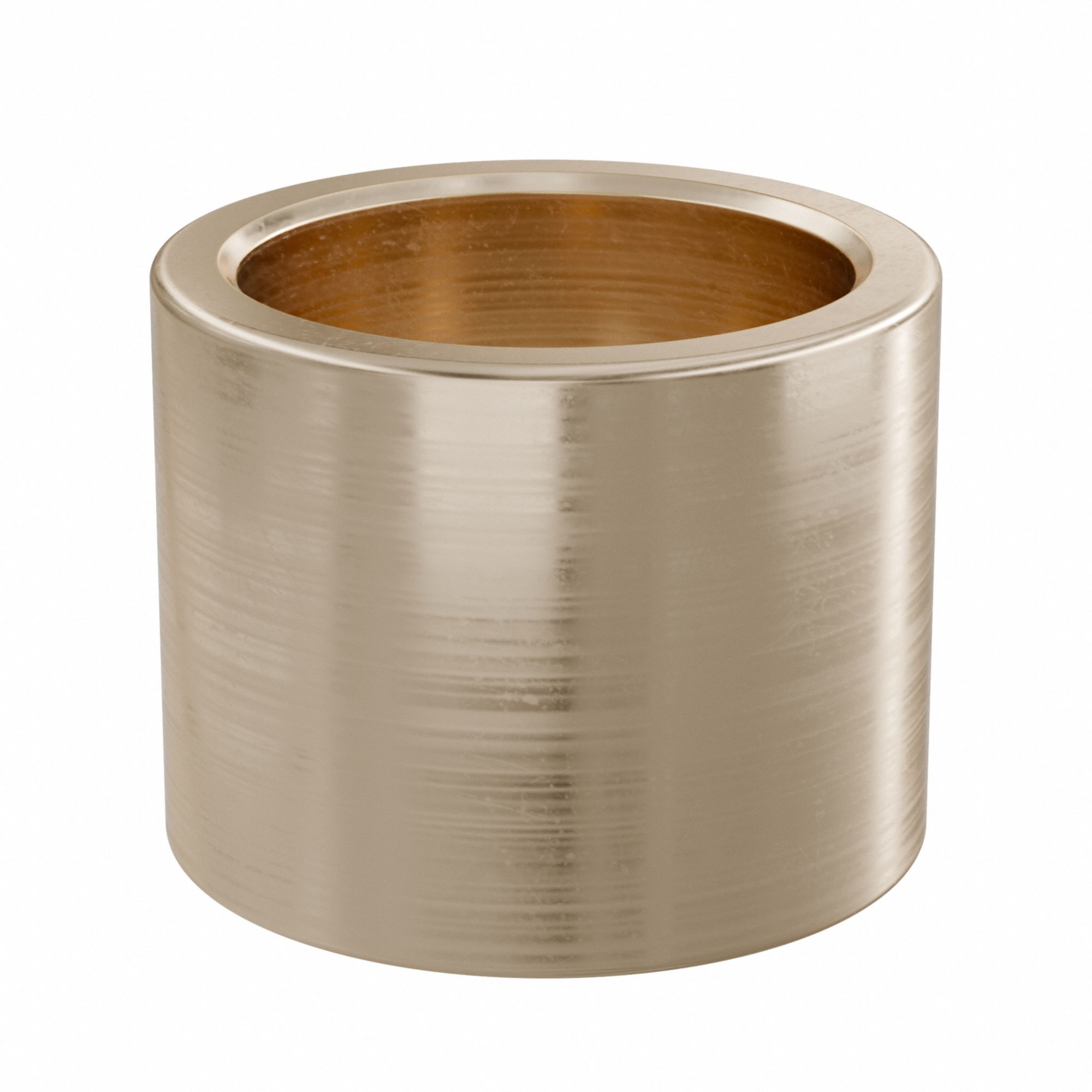 Sleeve Bearing: Bronze, SAE 841, 25 mm Bore, 32 mm OD, 25 mm Lg, 49, 938 lb/sq in-fpm Max PV, 5 PK