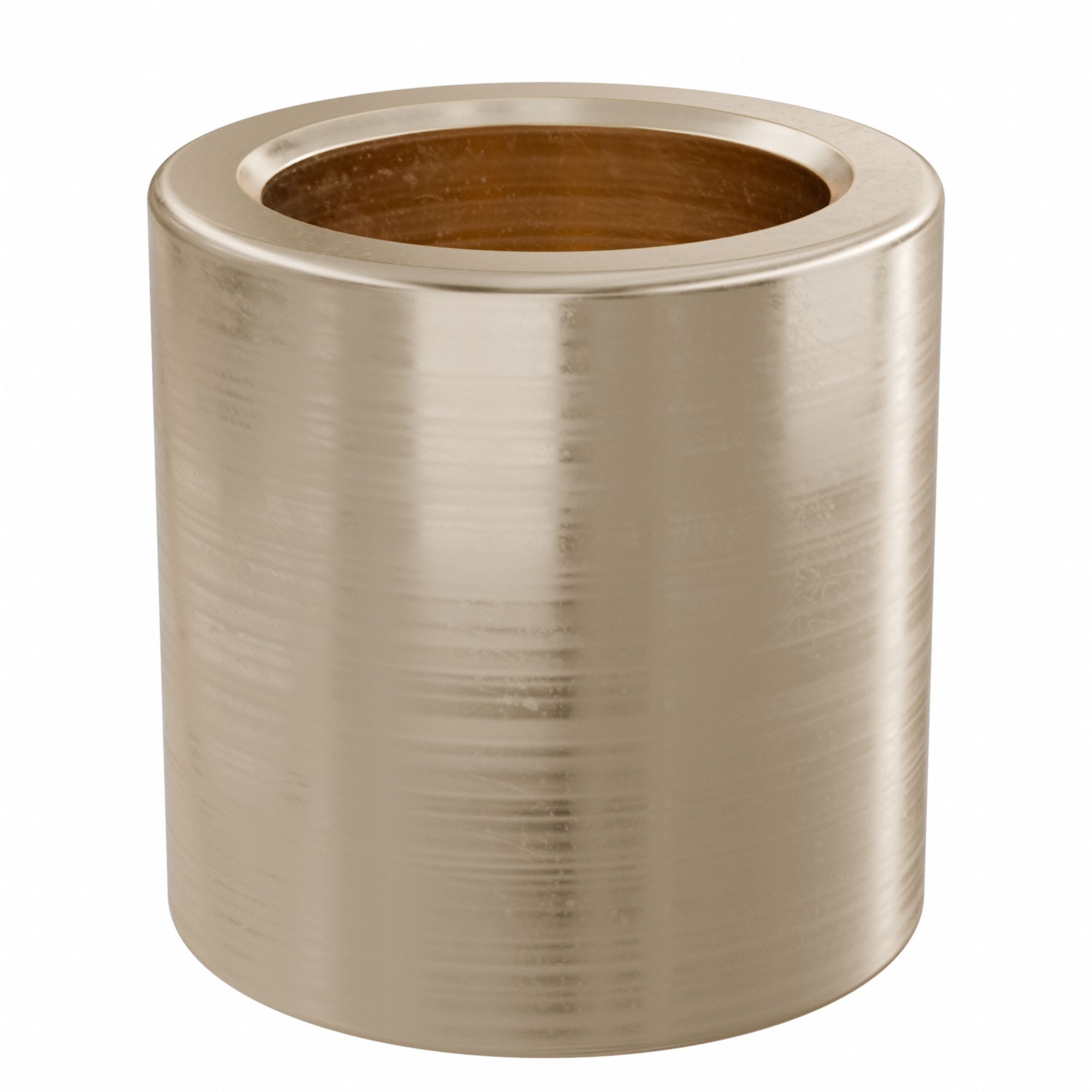 Sleeve Bearing: Bronze, SAE 841, 25 mm Bore, 35 mm OD, 35 mm Lg, 49, 938 lb/sq in-fpm Max PV, 5 PK