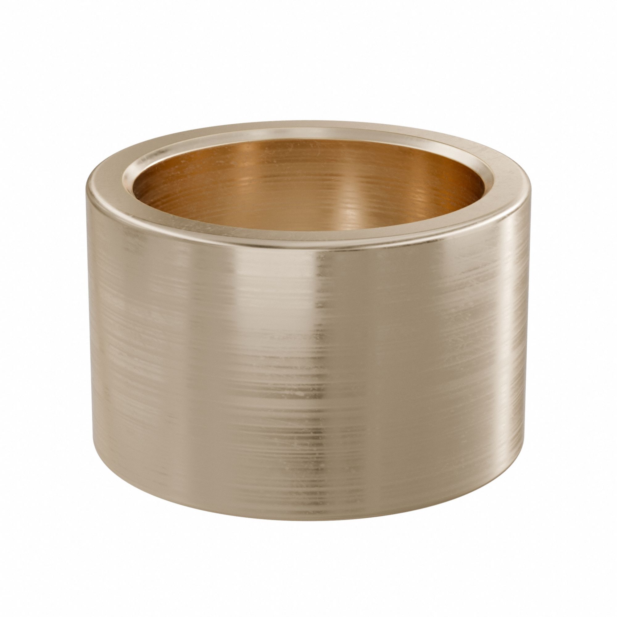 Sleeve Bearing: Bronze, SAE 841, 30 mm Bore, 38 mm OD, 24 mm Lg, 49, 938 lb/sq in-fpm Max PV, 2 PK