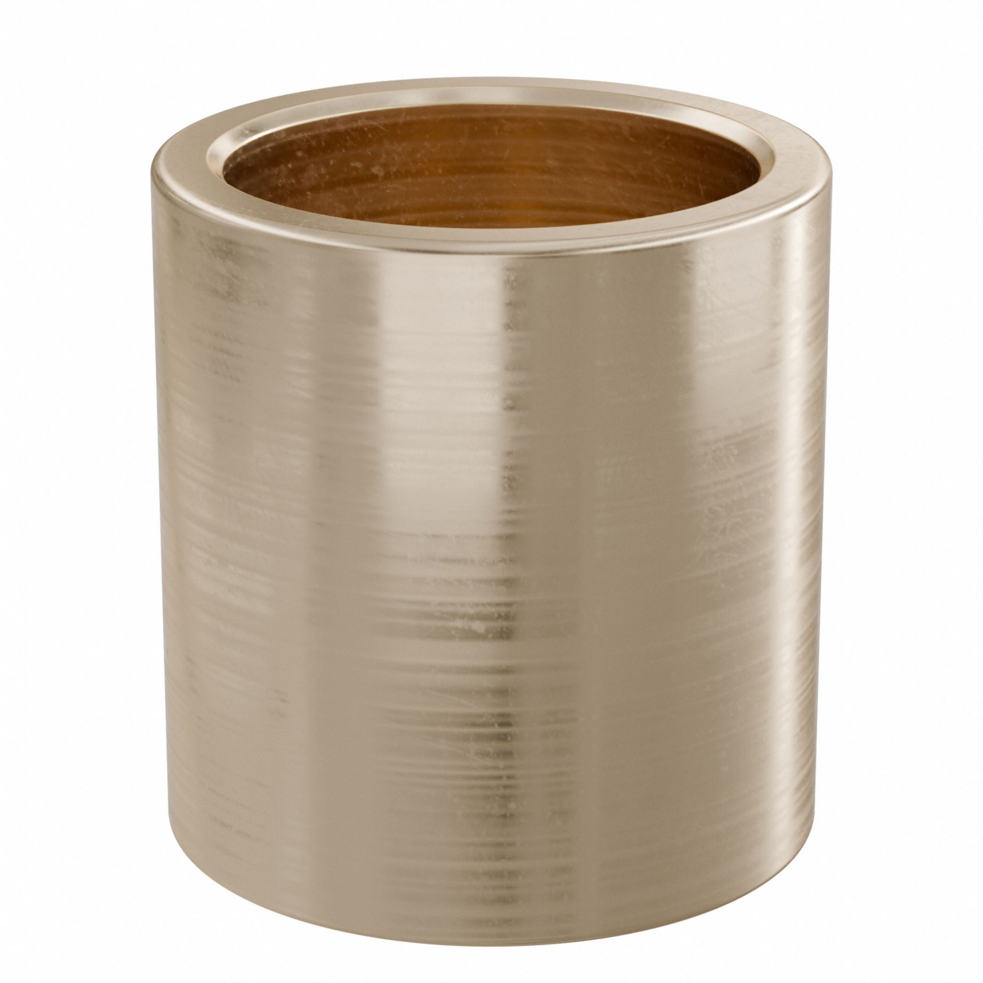 Sleeve Bearing: Bronze, SAE 841, 30 mm Bore, 38 mm OD, 40 mm Lg, 49, 938 lb/sq in-fpm Max PV, 2 PK