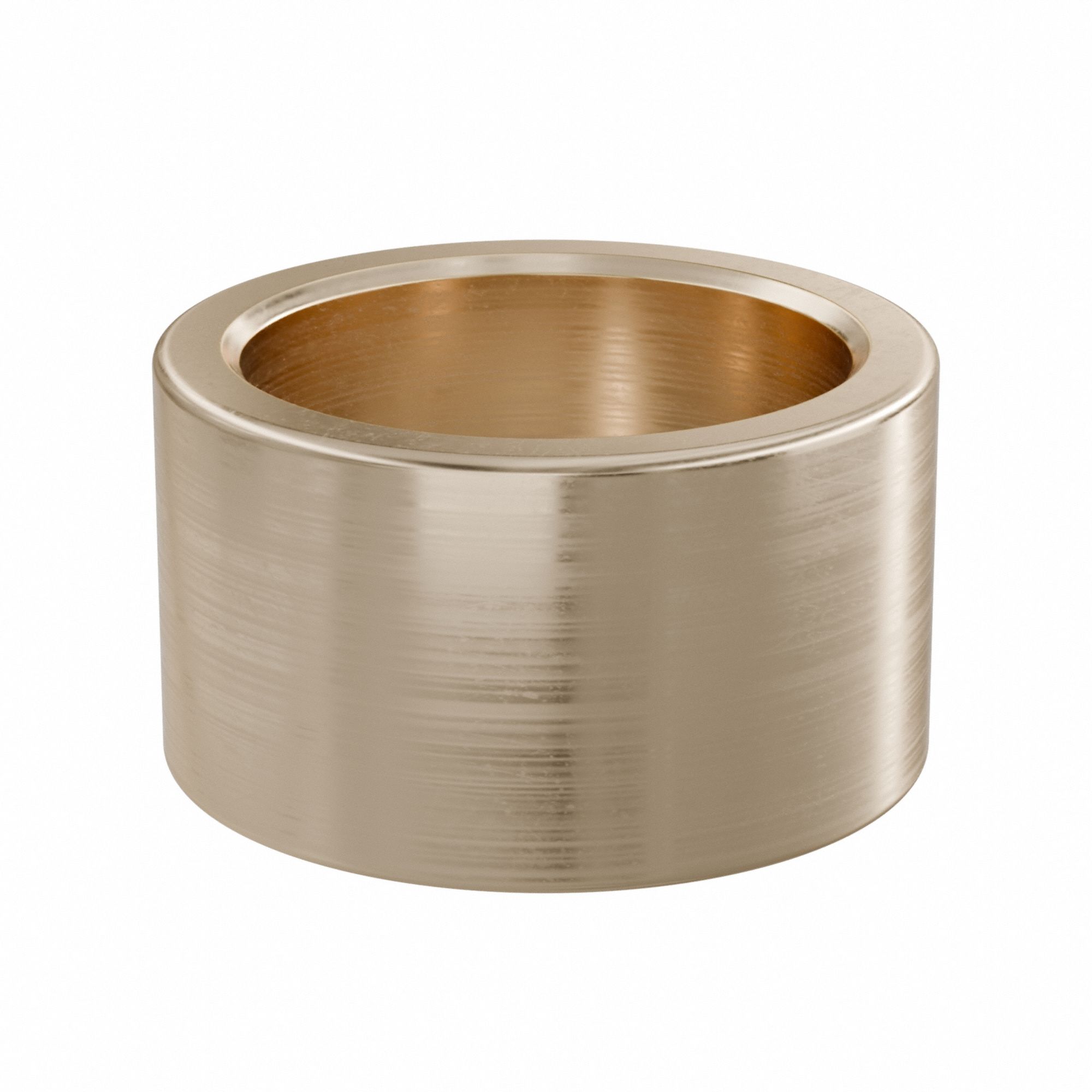 Sleeve Bearing: Bronze, SAE 841, 35 mm Bore, 45 mm OD, 25 mm Lg, 49, 938 lb/sq in-fpm Max PV, 5 PK