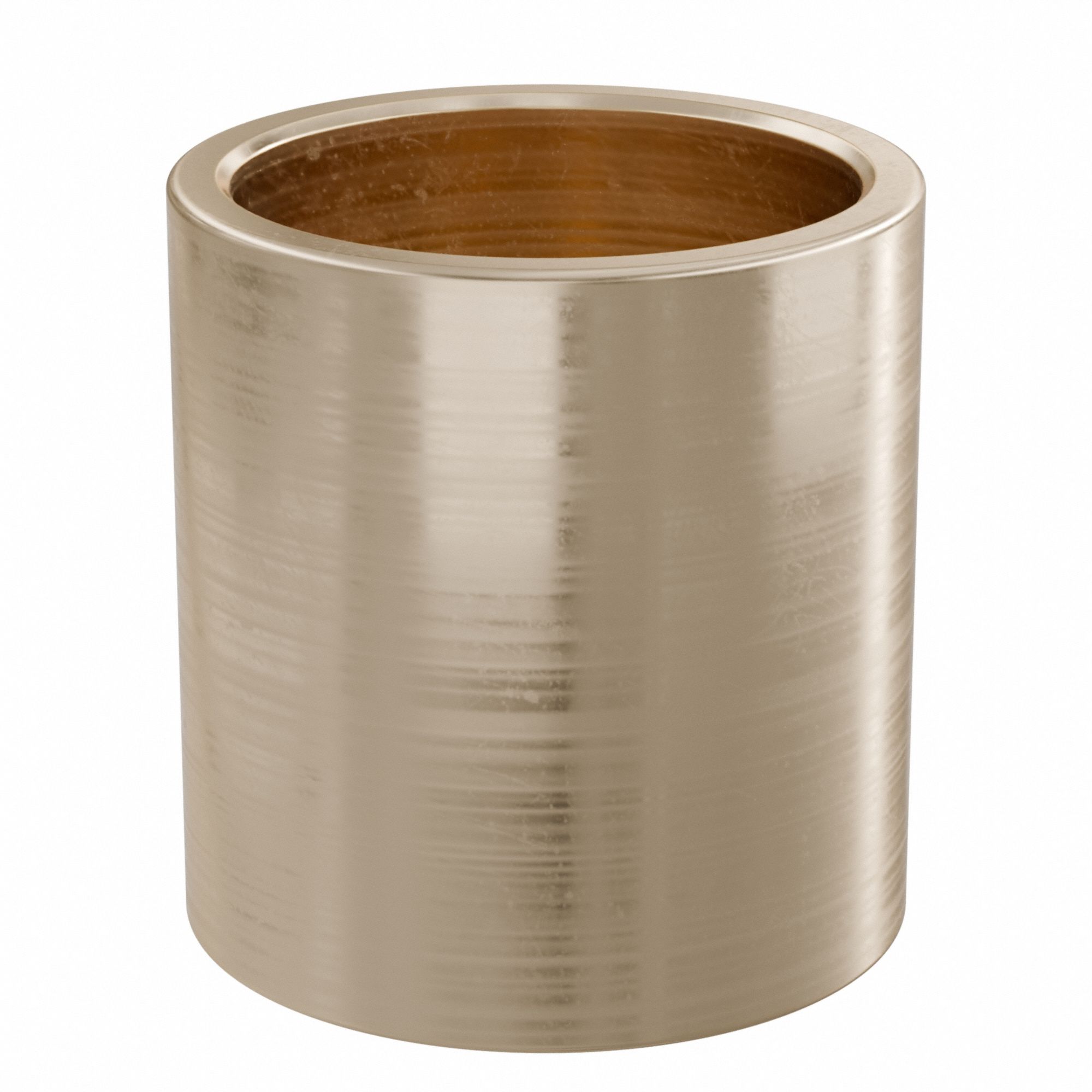 Sleeve Bearing: Bronze, SAE 841, 50 mm Bore, 60 mm OD, 63 mm Lg, 49, 938 lb/sq in-fpm Max PV, 2 PK