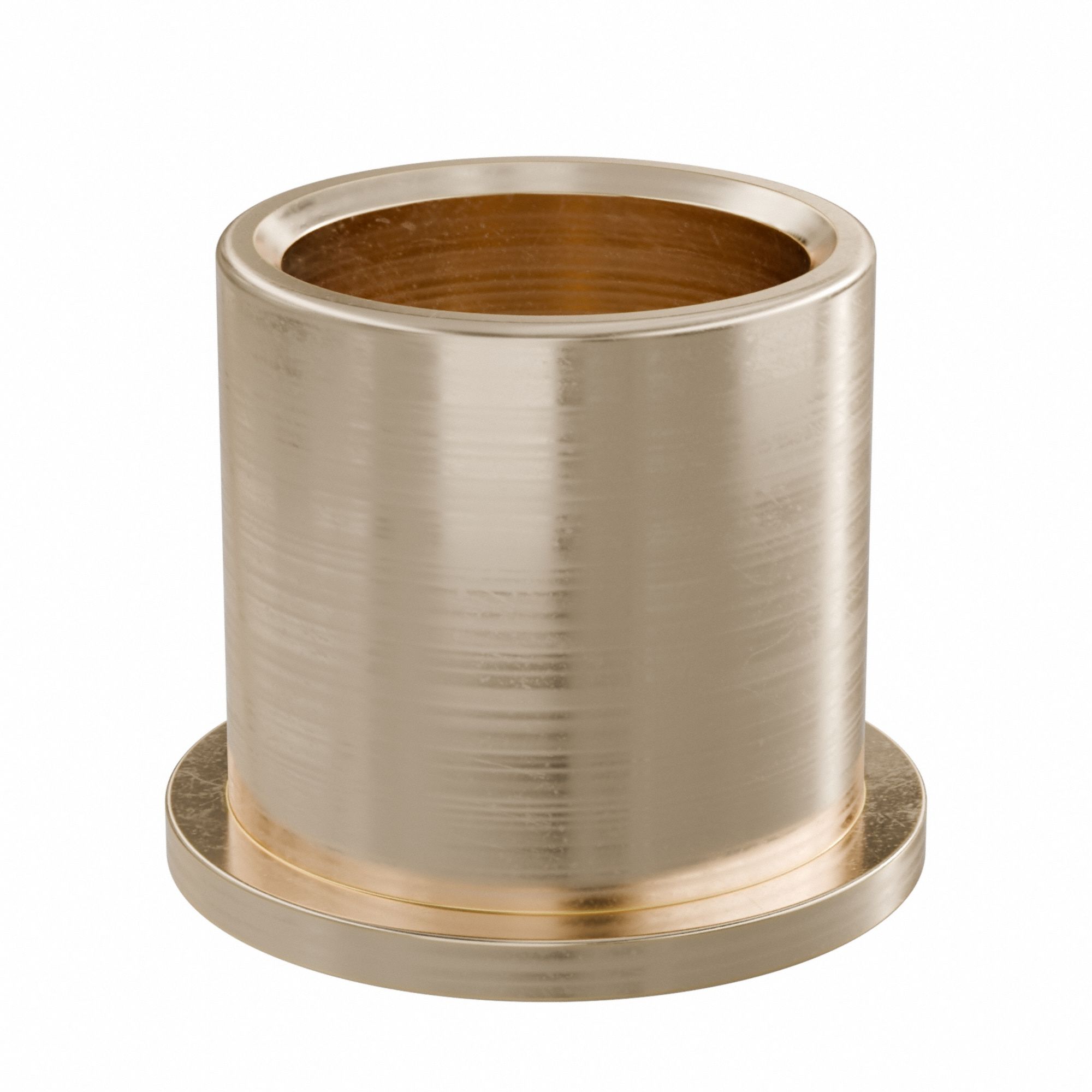 Flanged Sleeve Bearing: Bronze, SAE 841, 1 in Bore, 1 1/4 in OD, 1 1/4 in Lg, -35°F to 300°F, 3 PK