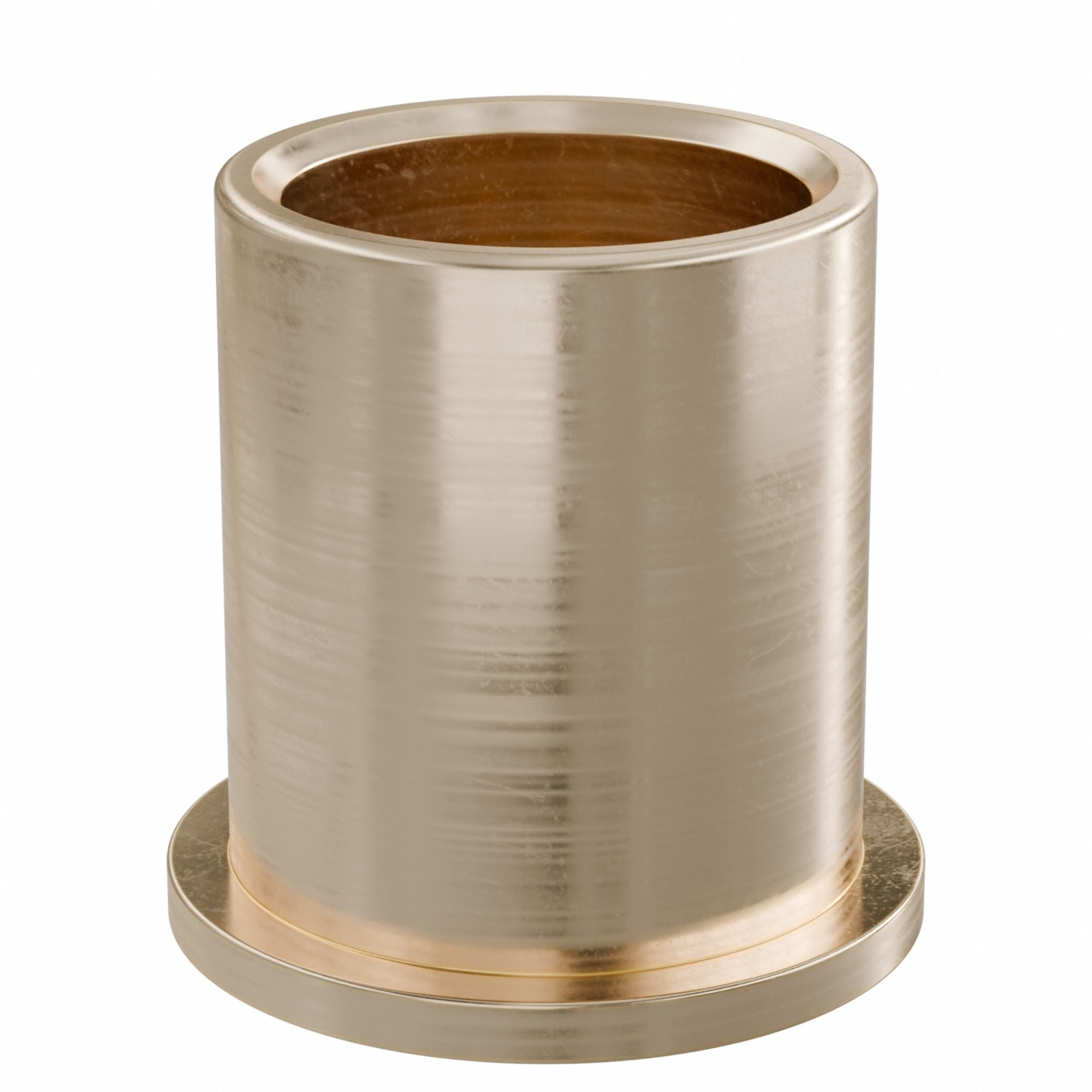 Flanged Sleeve Bearing: Bronze, SAE 841, 1 in Bore, 1 1/4 in OD, 1 1/2 in Lg, -35°F to 300°F, 3 PK