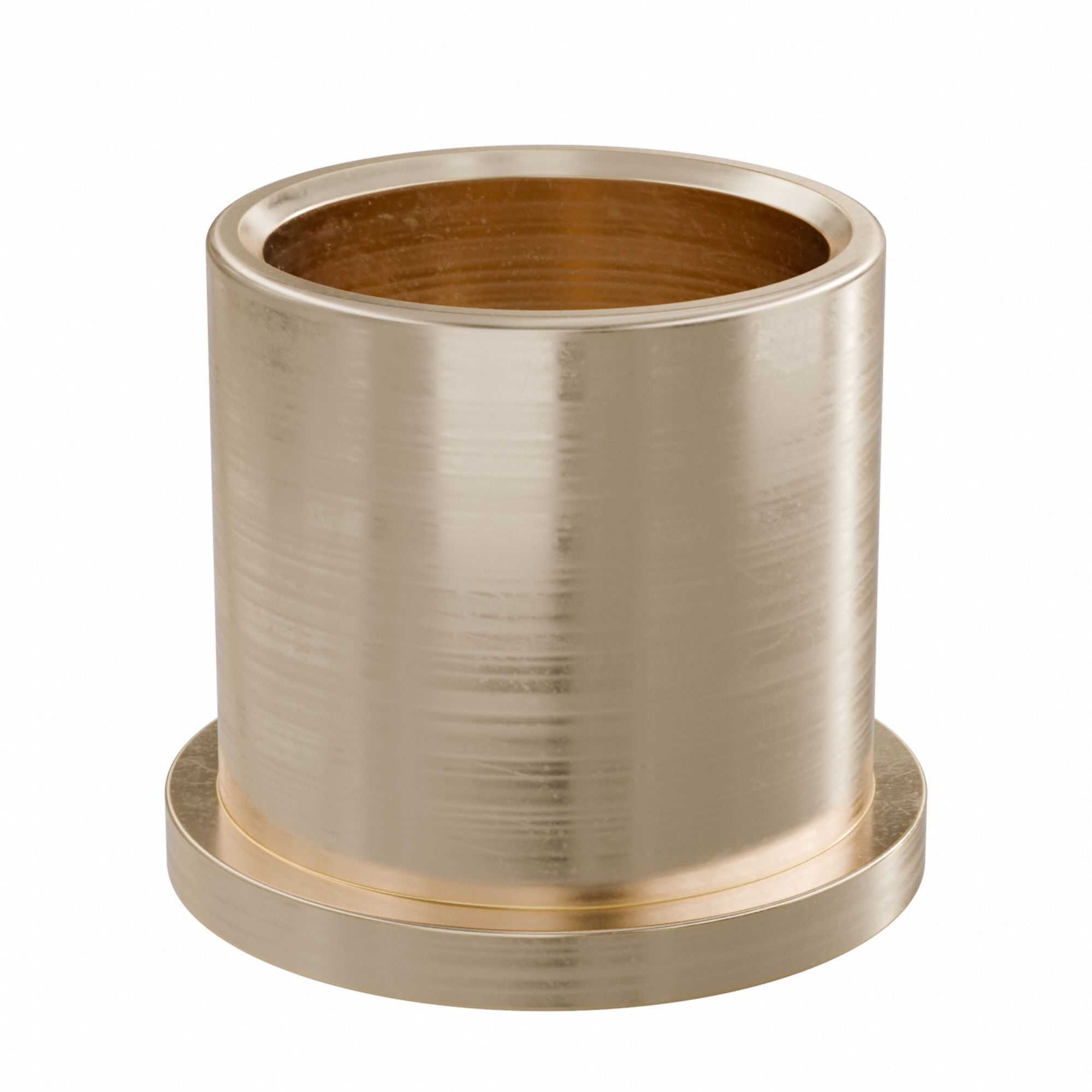 Flanged Sleeve Bearing: Bronze, SAE 841, 1 1/4 in Bore, 1 1/2 in OD, 1 1/2 in Lg, 10 PK